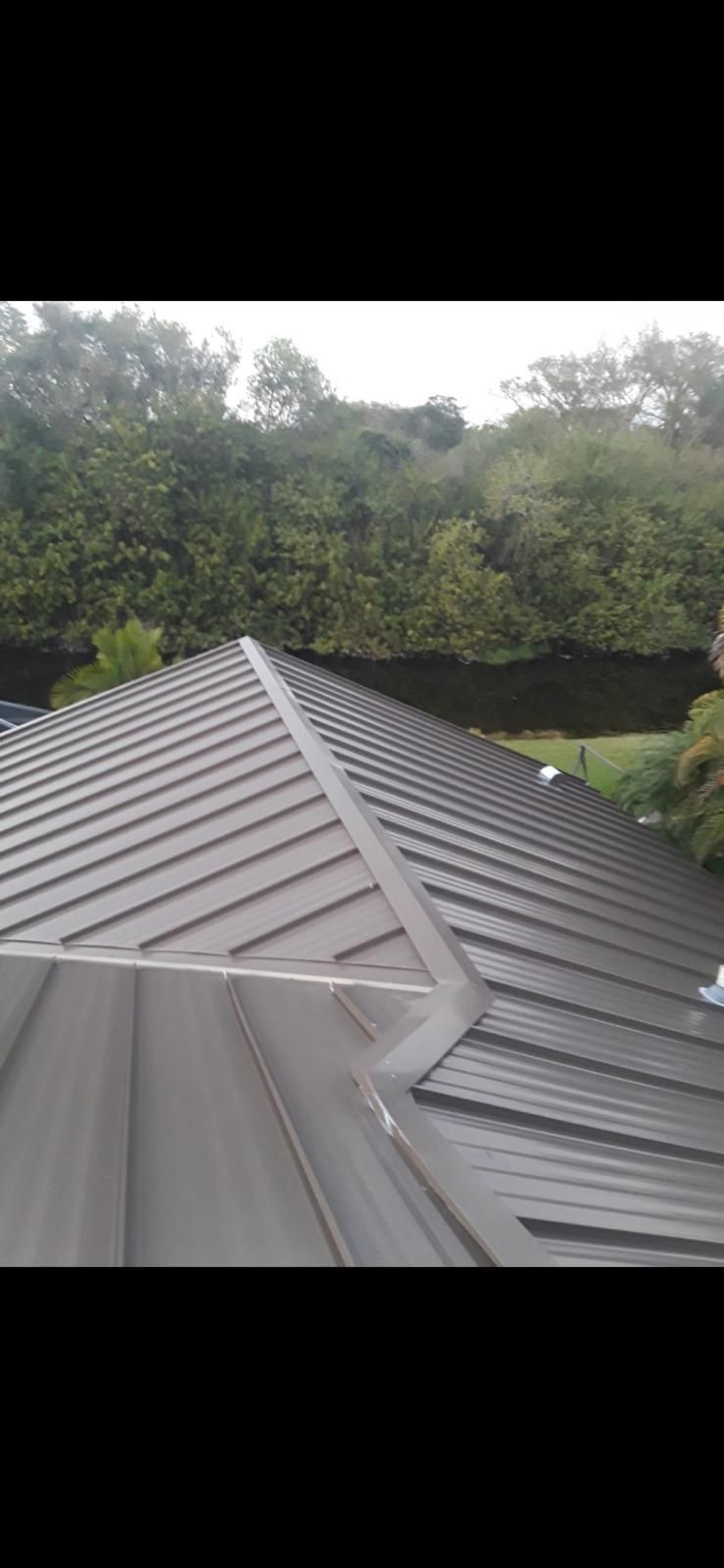 Residential Roofing Installation using 1" Nail strip metal roof by BLUES BROTHERS ROOFING