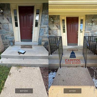 Classic Steel Picket Railings - Derwood, MD