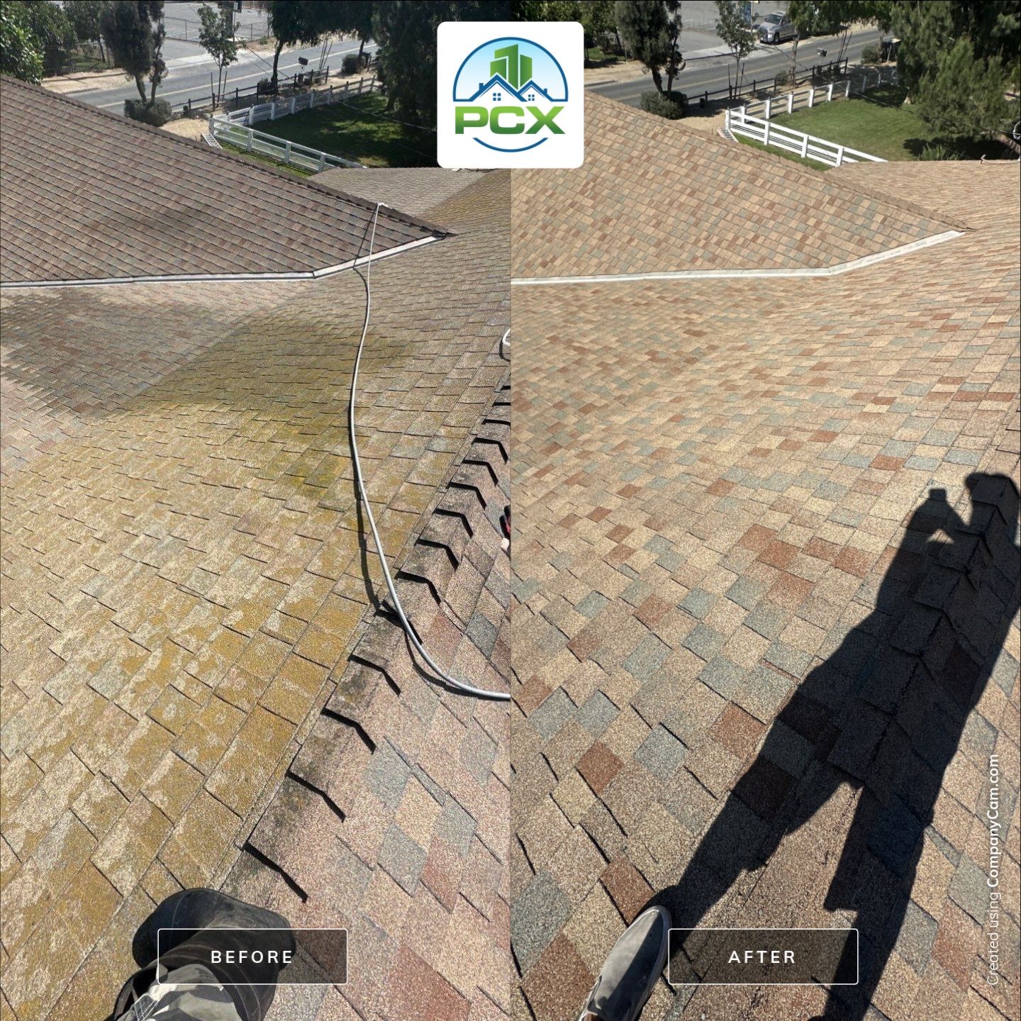 Norco Shingle Roof Soft Wash by Property Cleaning Experts, LLC