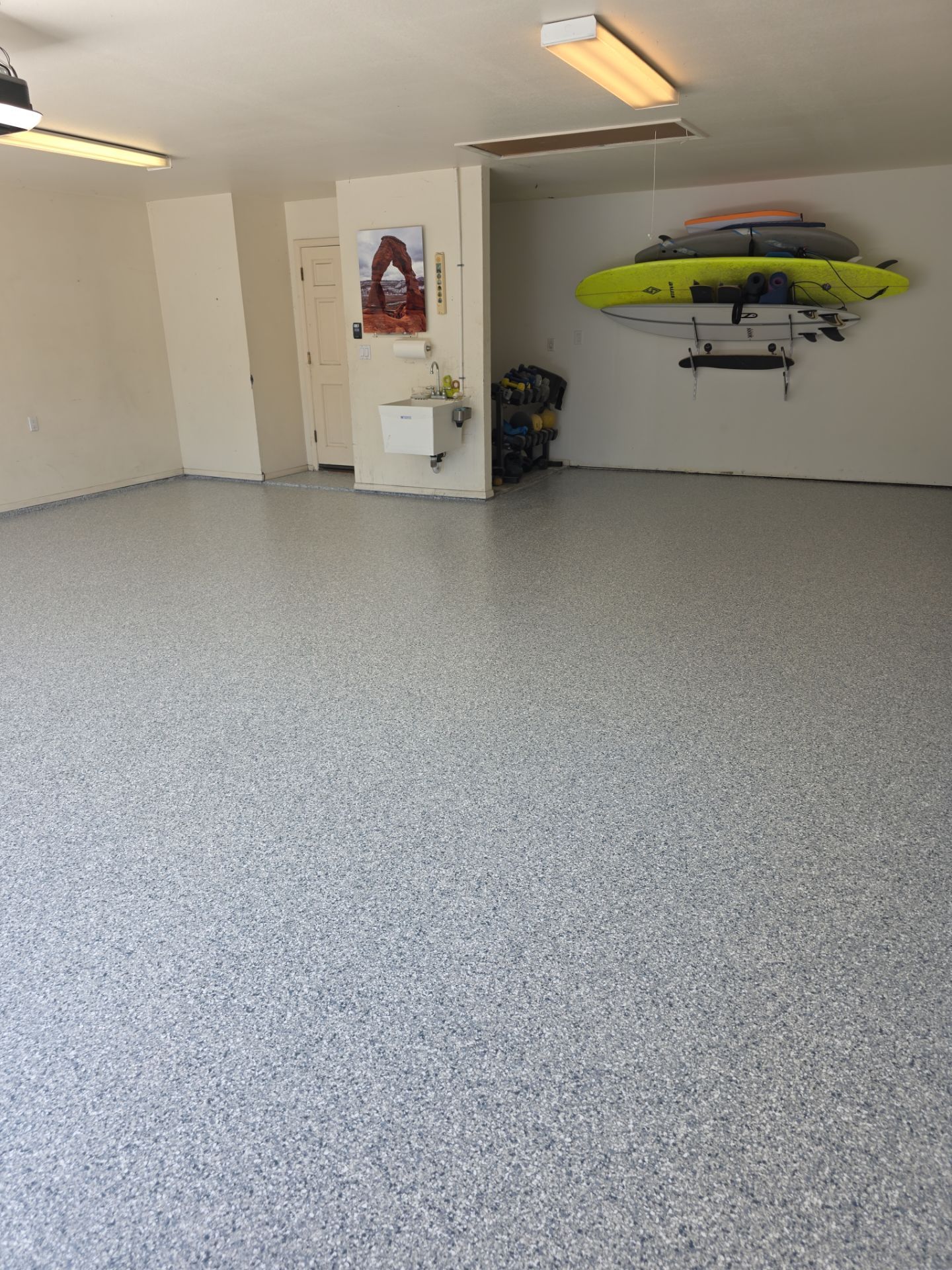 Tidal Wave Polyurea Garage Floor Coating in San Luis Obispo by MGP Coatings