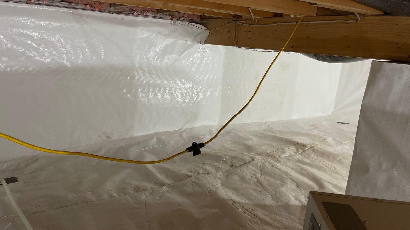 Crawl Space Waterproofing & Encapsulation using GrateProducts by Toledo Basement Repair