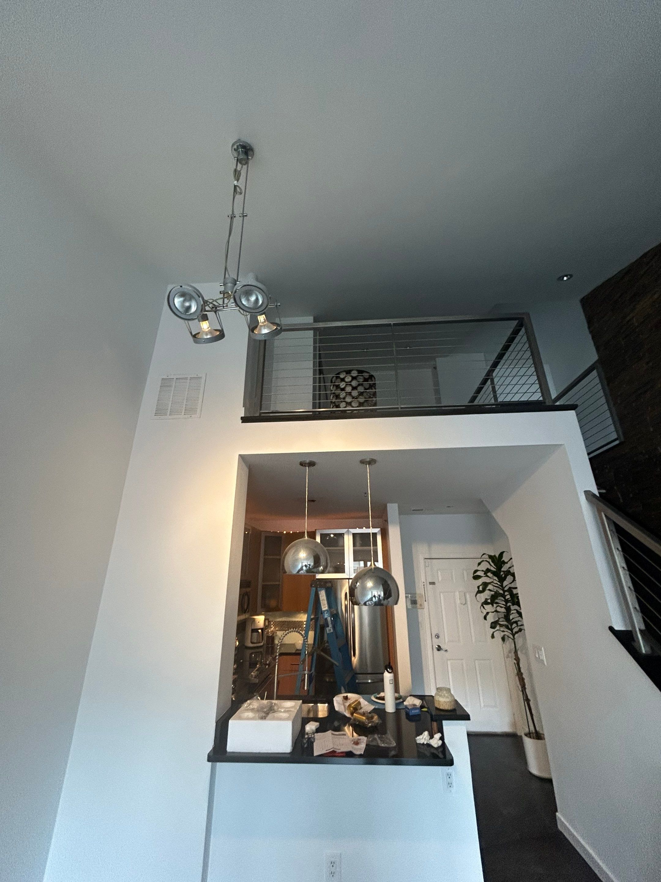 Lighting Installation using Chandelier by Staybright Electric