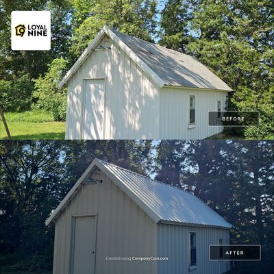 Metal Shed Roof in Juniata