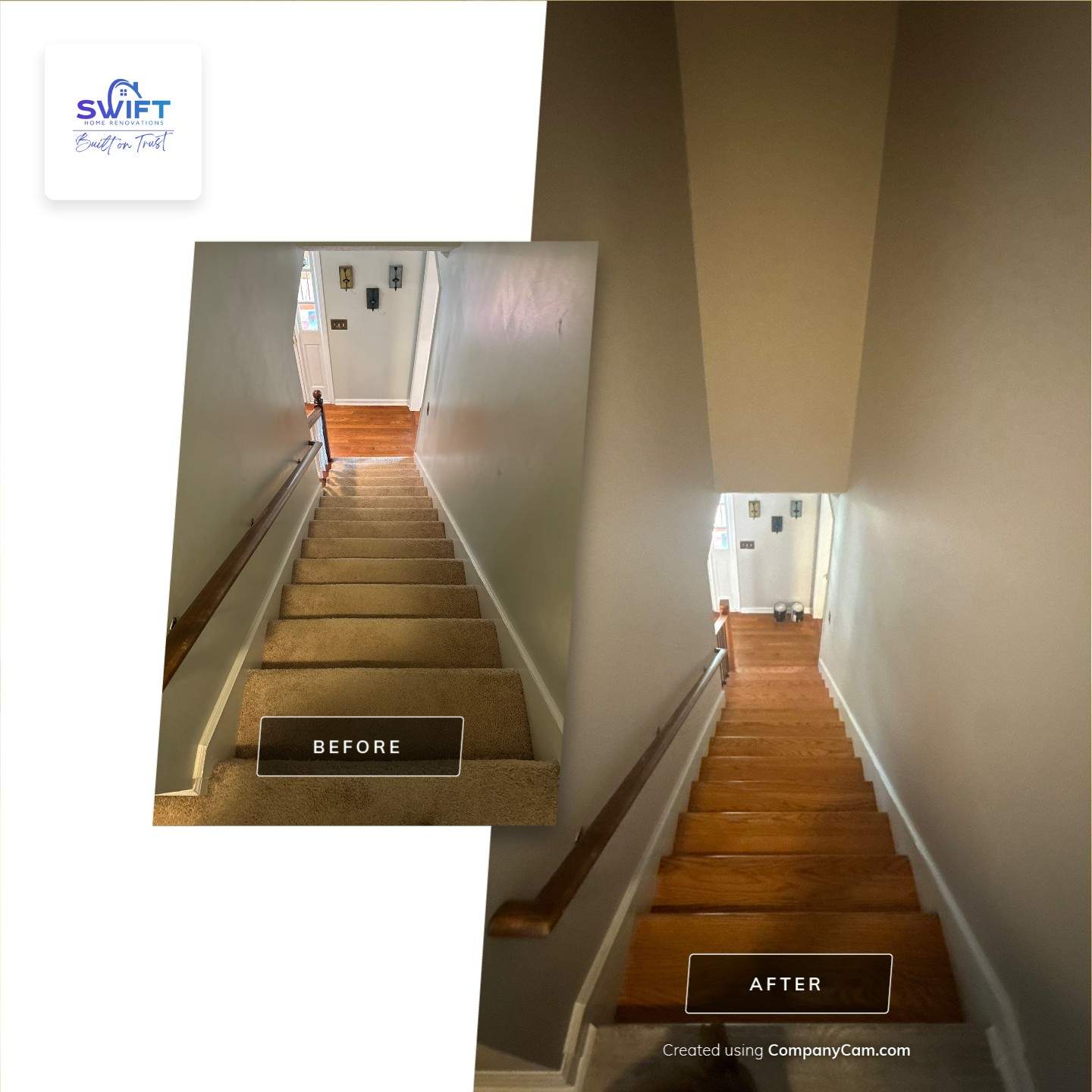 Interior Flooring Refresh with Wood-Look Plank Installation in Powder Springs by Swift Home Renovations