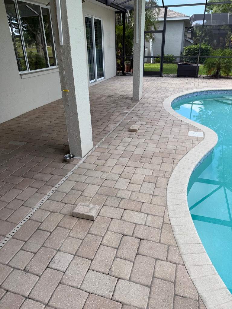 Professional Paver Sealing and Restoration for La Paloma Sun City Center Pool Deck by Supreme Paver Experts