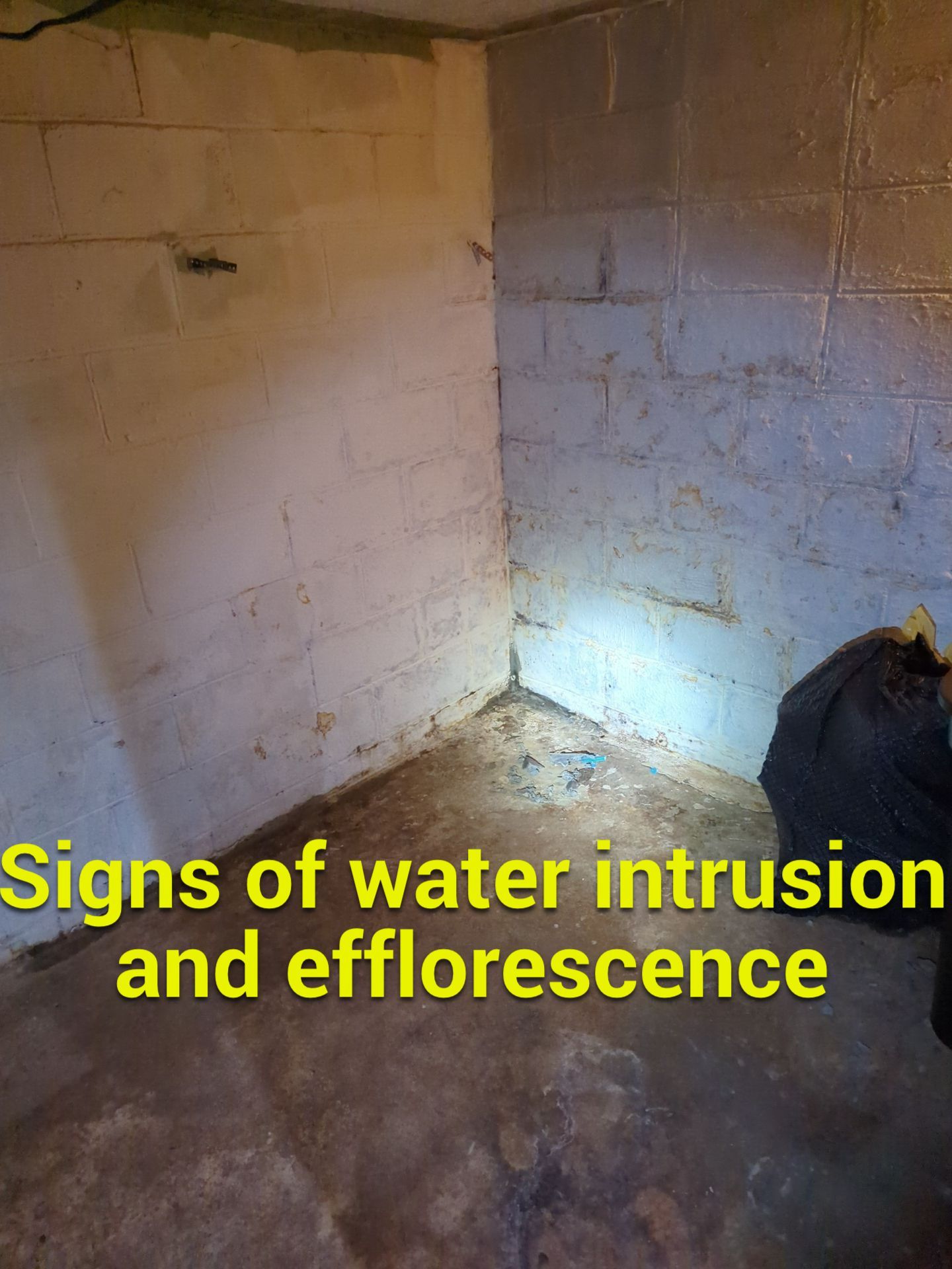 Bowing Wall using Fortress Invisibeams  by ACE Waterproofing & Basement Solutions