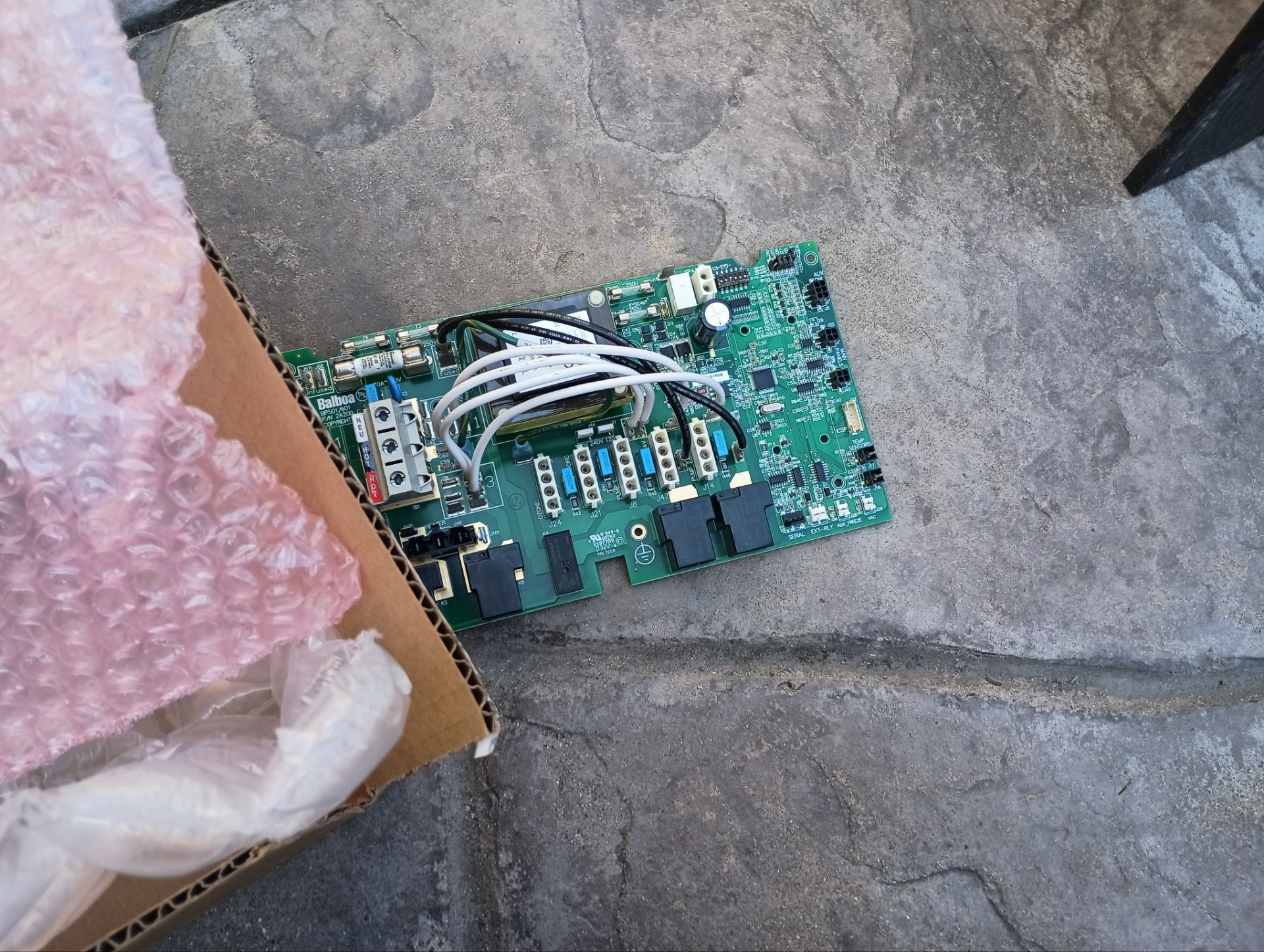 Circuit Board Install by Action Spa Repair LLC