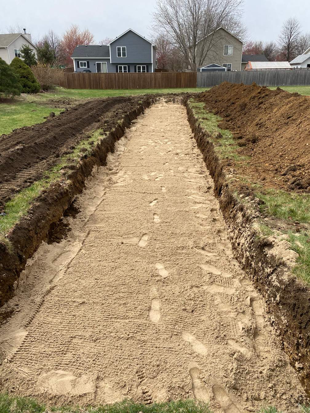 AES Prseby Mound System Installation using IM 1060 Plastic Tank by Allied Water Services