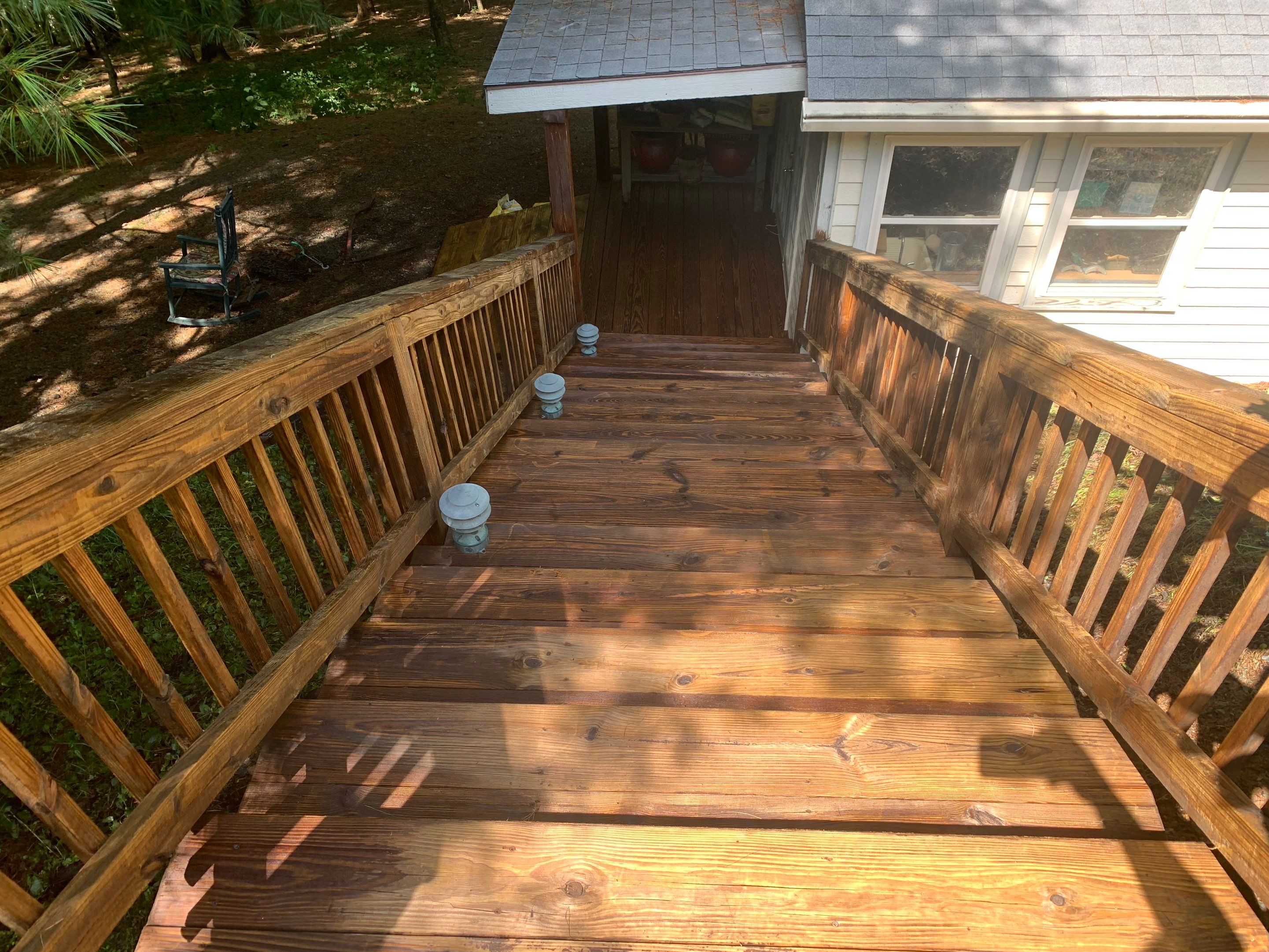 Coated Deck using Wood Sealant by DuraSeal