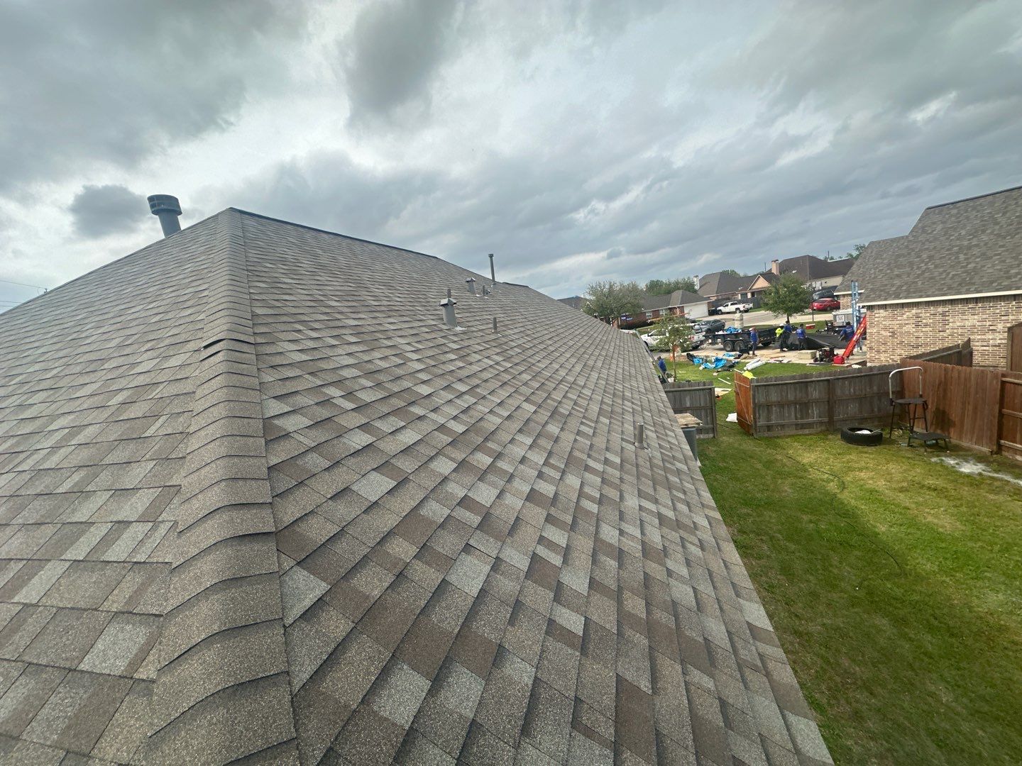 Hail Damage using Owen's Corning Duration (Lifetime) Shingles by Roof Repair Company