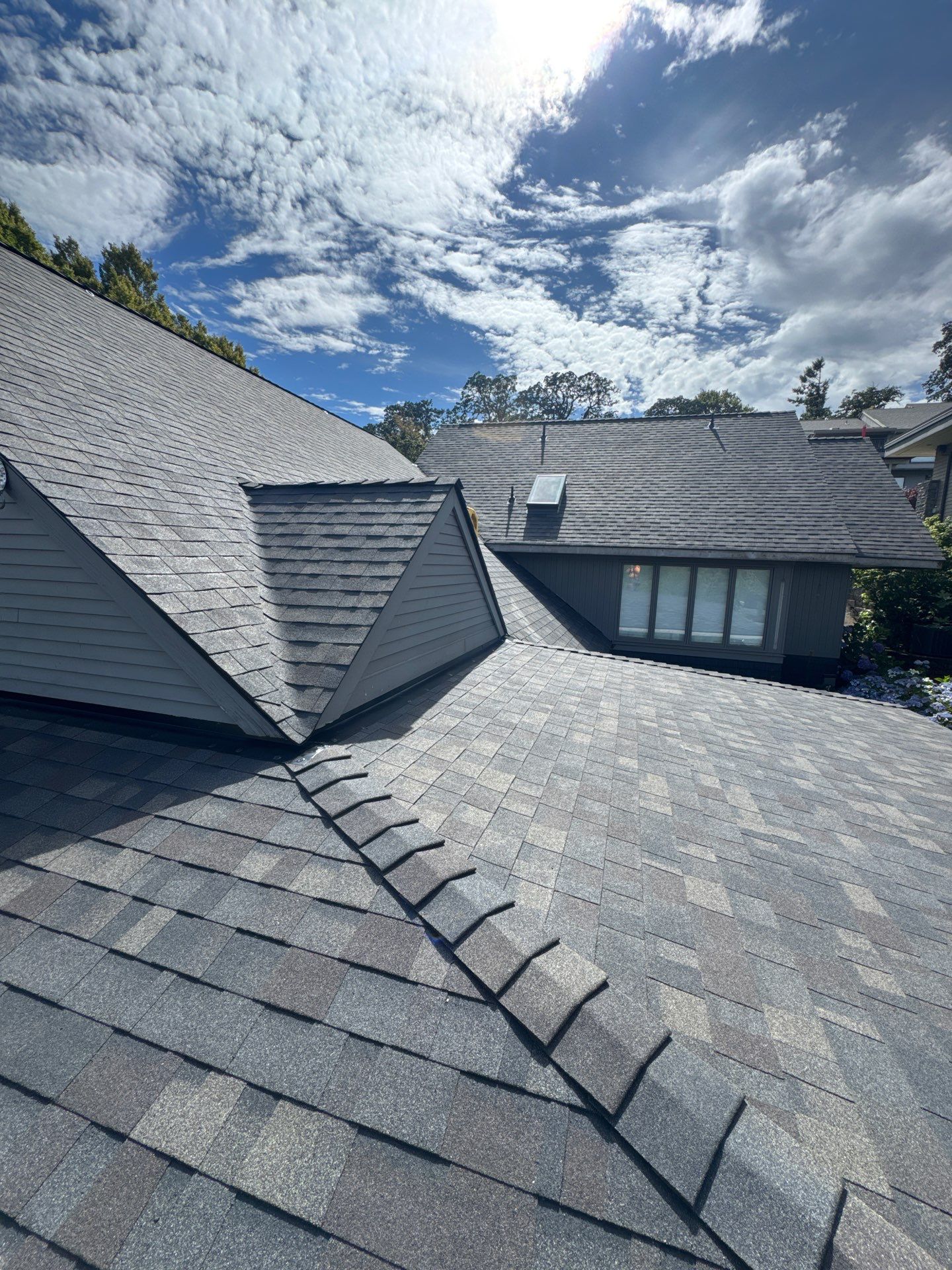 Complete Architectural Shingle Reroof and OSB Decking Repair in Eugene