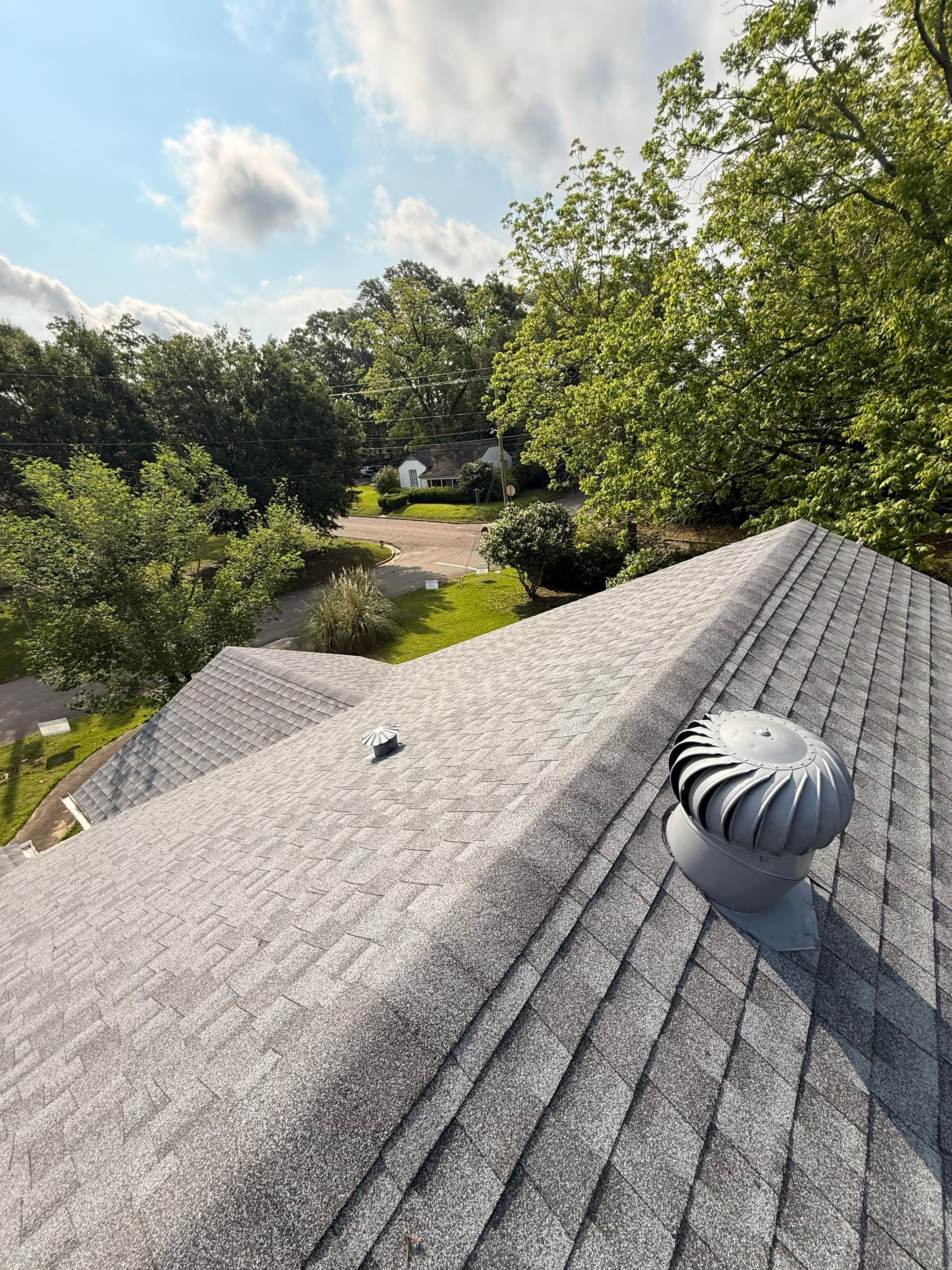 GAF HDZ Oyster Gray Roof Install in Poplarville, MS by Frontline Roofing