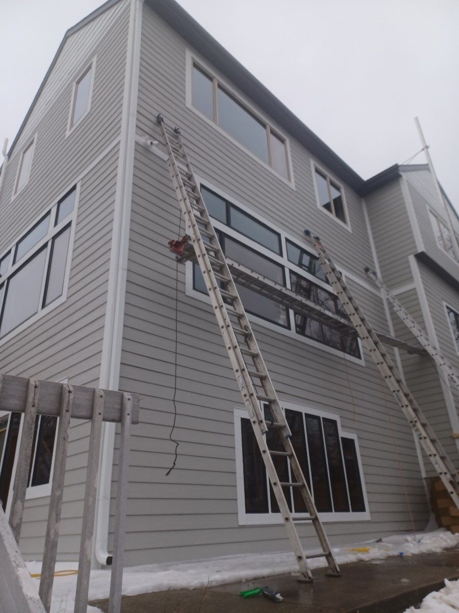 Siding Installation using LP Smart Siding by Total Restoration Services