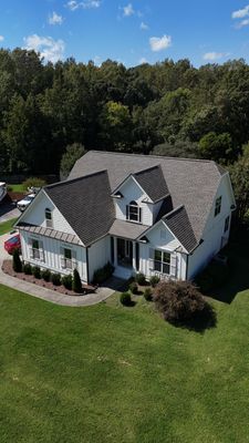 Roof Replacement - GAF Timberline Ultra HDZ Weathered Wood shingles 