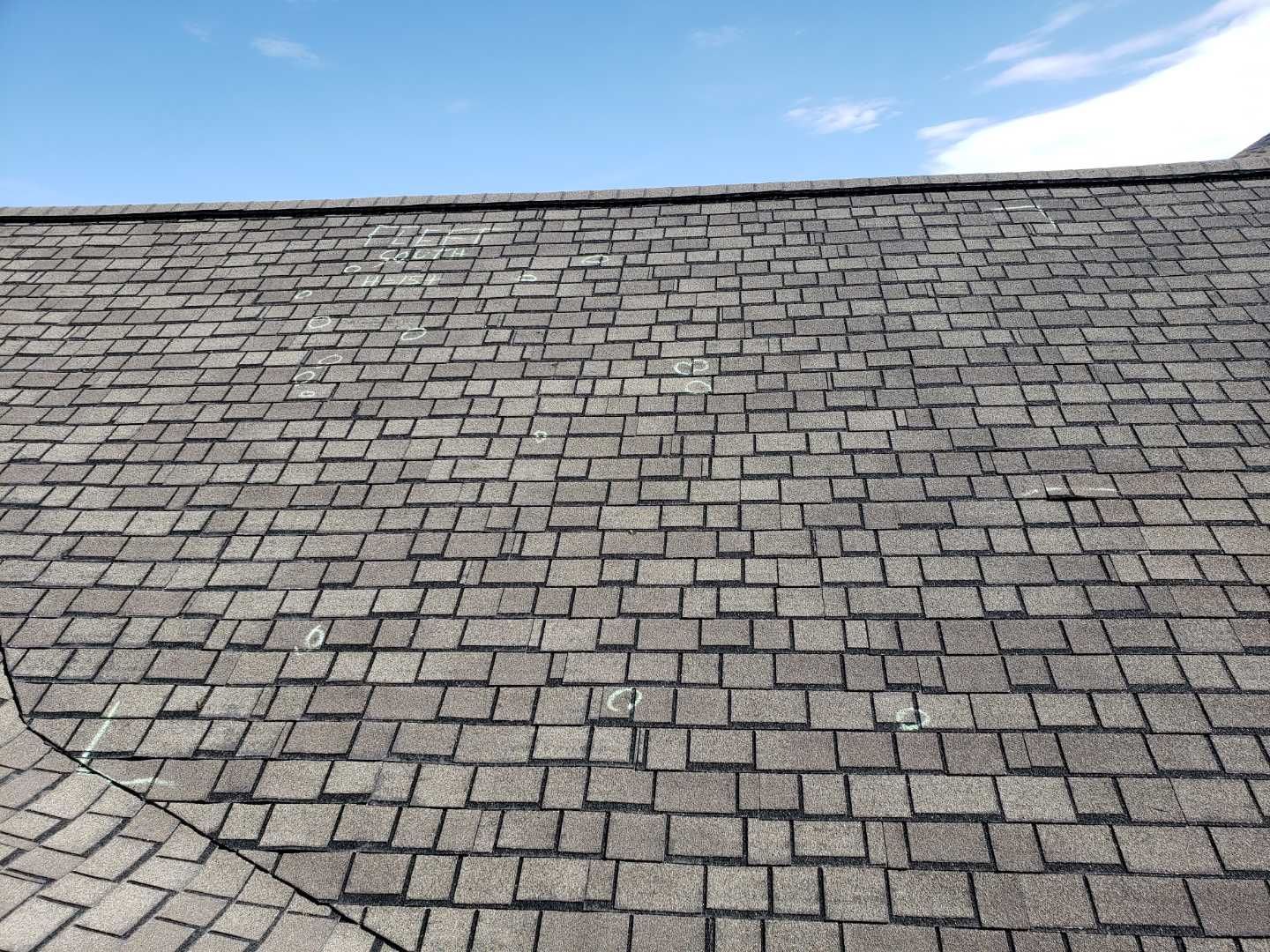 Hail Damage using GAF Timberline Ultra by The Roof Doctor