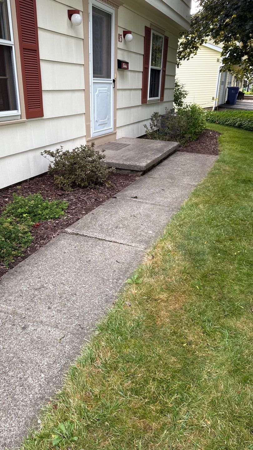 Broom Finish Walkway  by NG Masonry & Construction LLC