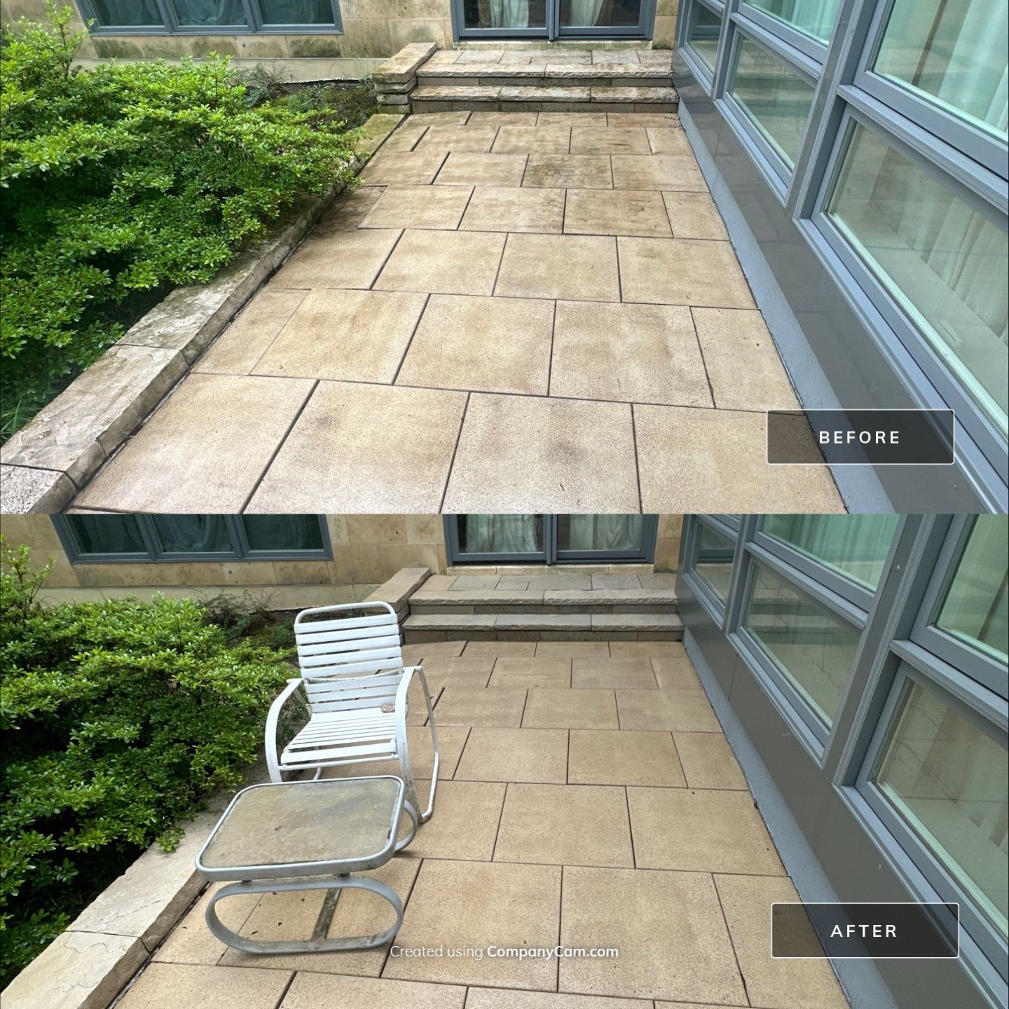 Project in Winnetka by Simmons Power & Soft Washing