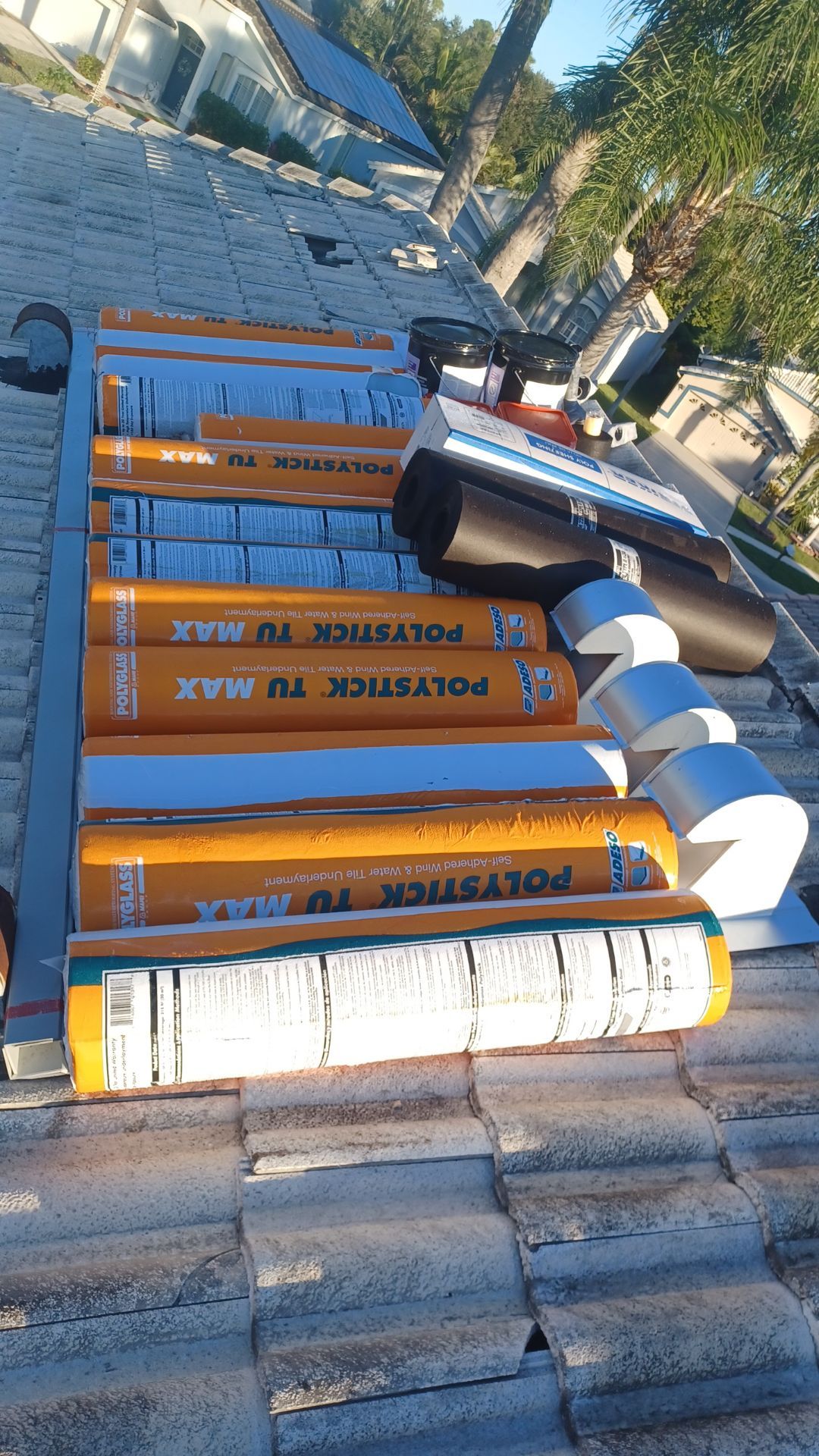 Residential Roofing Installation using Eagle Roofing Tile by BLUES BROTHERS ROOFING