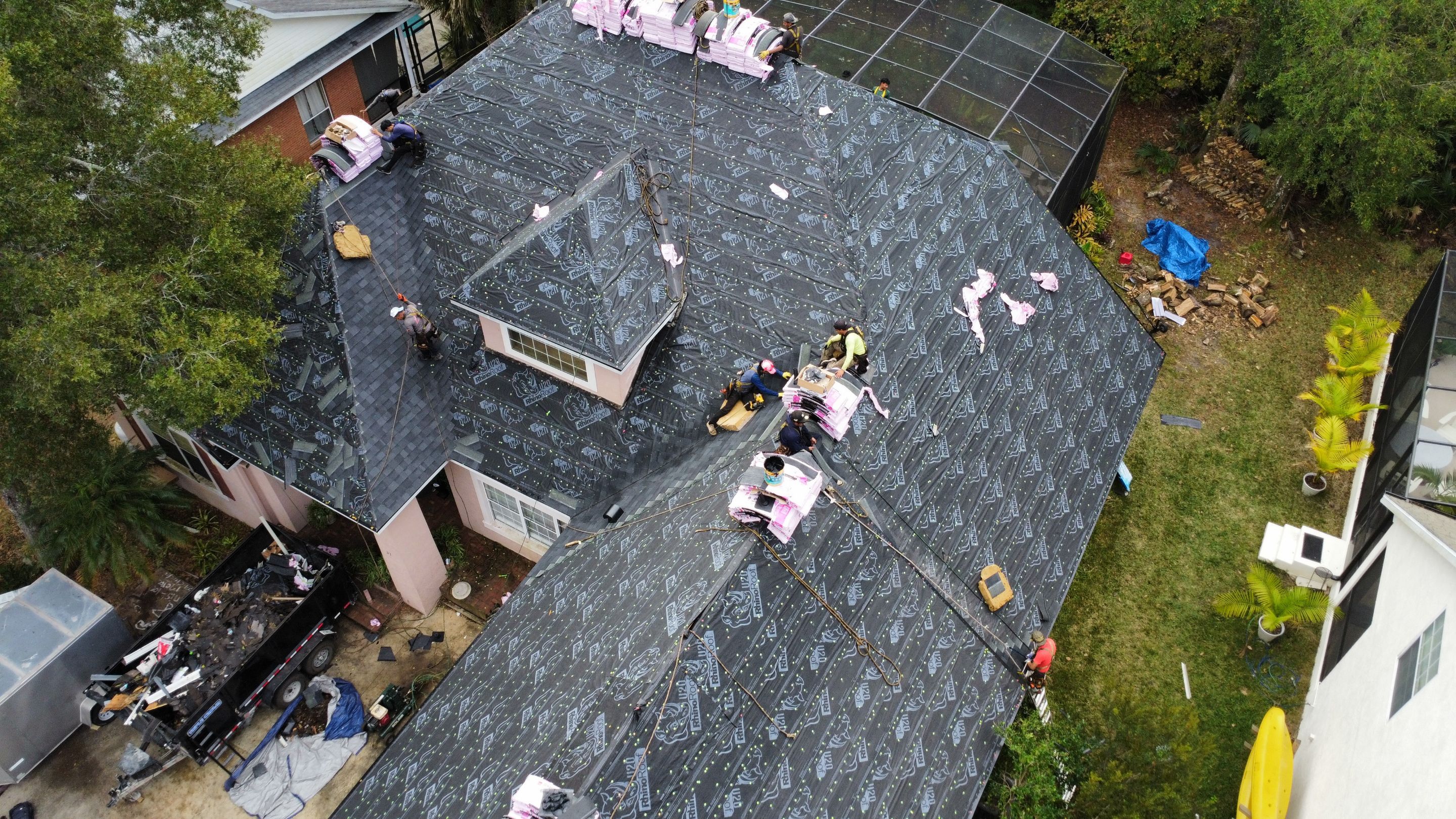 Full Residential Roof Replacement and Re-Decking in Flagler Beach by Trinity Restoration and Roofing LLC