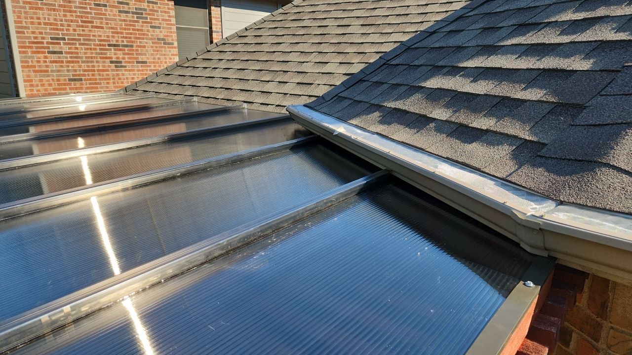 Hercules Patio Poly Cover by Tex-Line Roofing