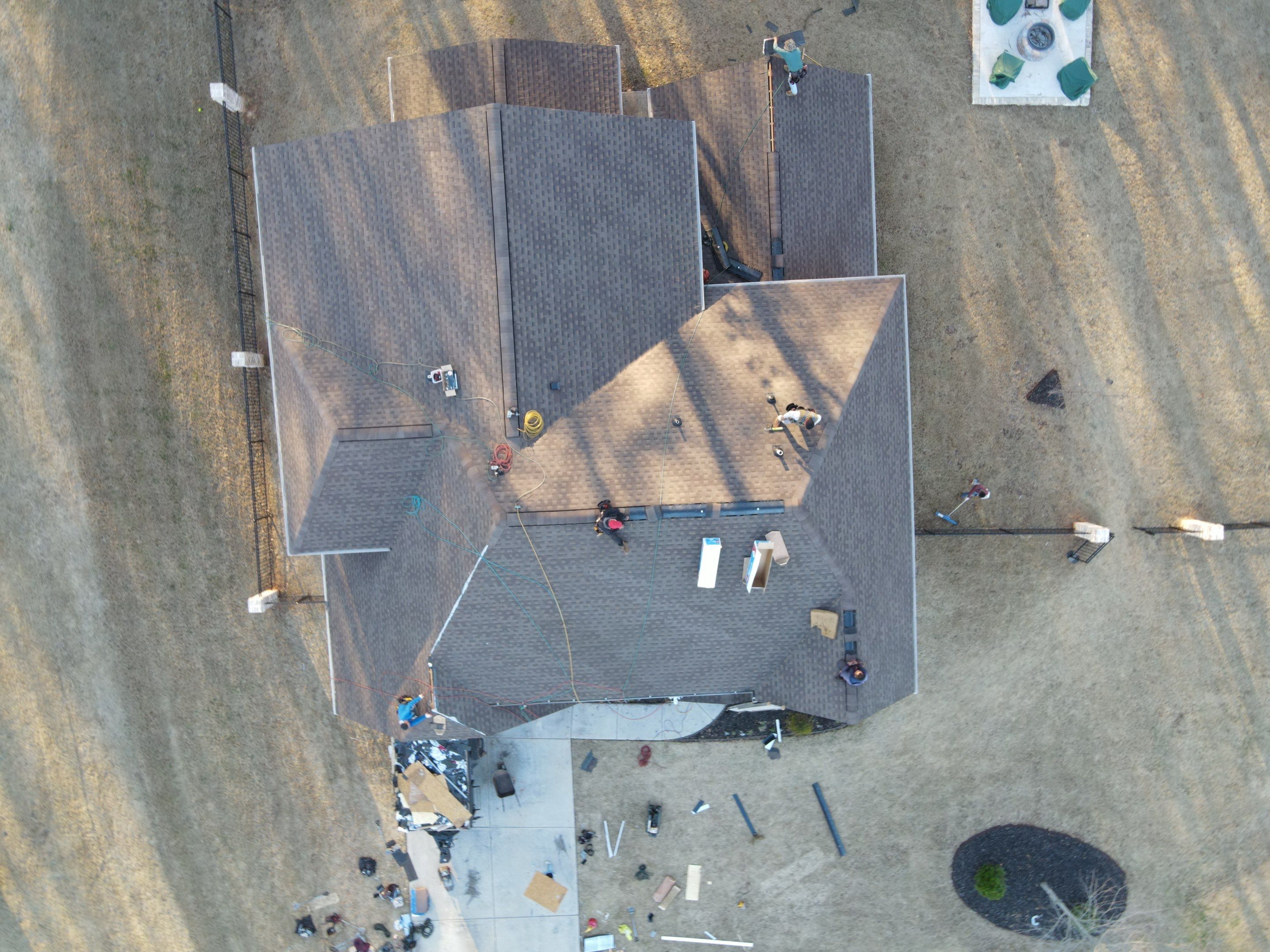 Residential Roof Replacement  using GAF Timberline HDZ Barkwood by Furman Quality Roofing 
