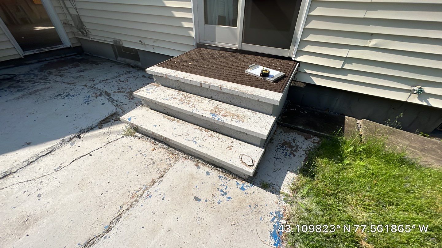 York Bluestone stamped patio by NG Masonry & Construction LLC