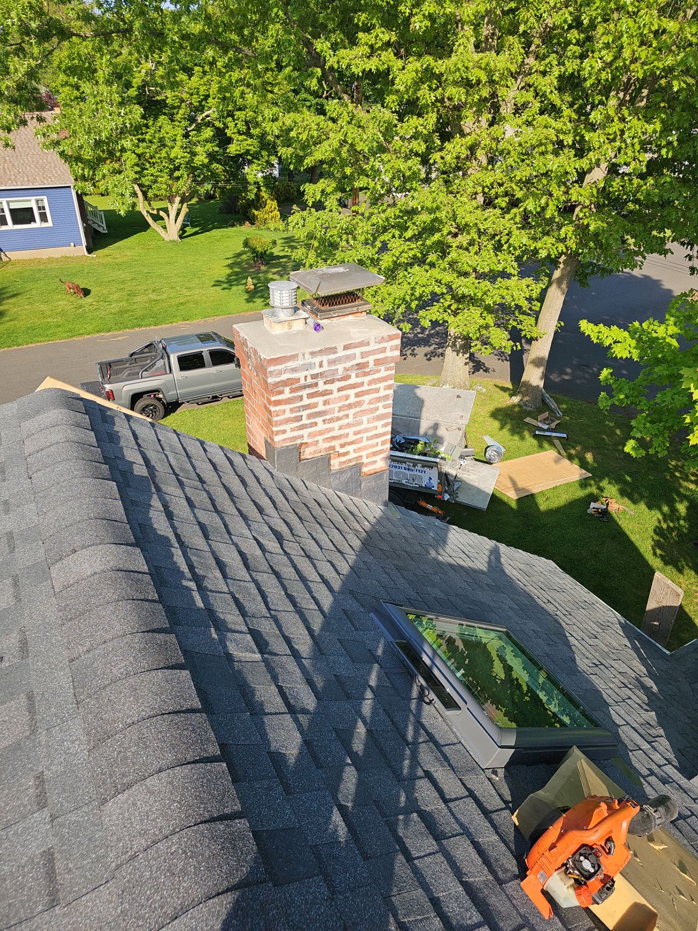 Residential Roofing Installation using Tamko Titan XT - Virginia Slate by A Plus Exterior