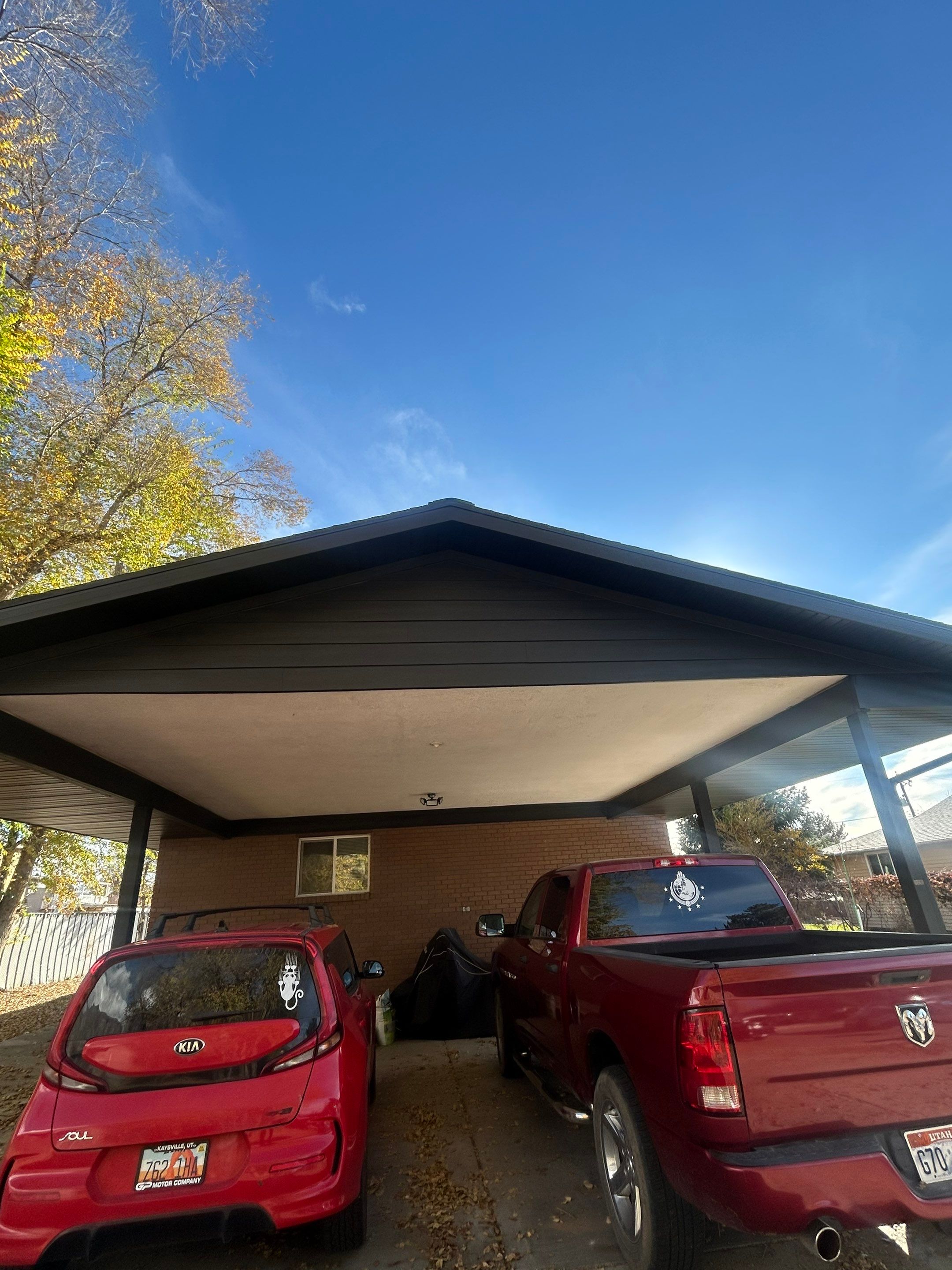 Pleasant Grove | Aluminum Demo & Custom Hardie Accent | Midnight Black by Ideal Siding Utah