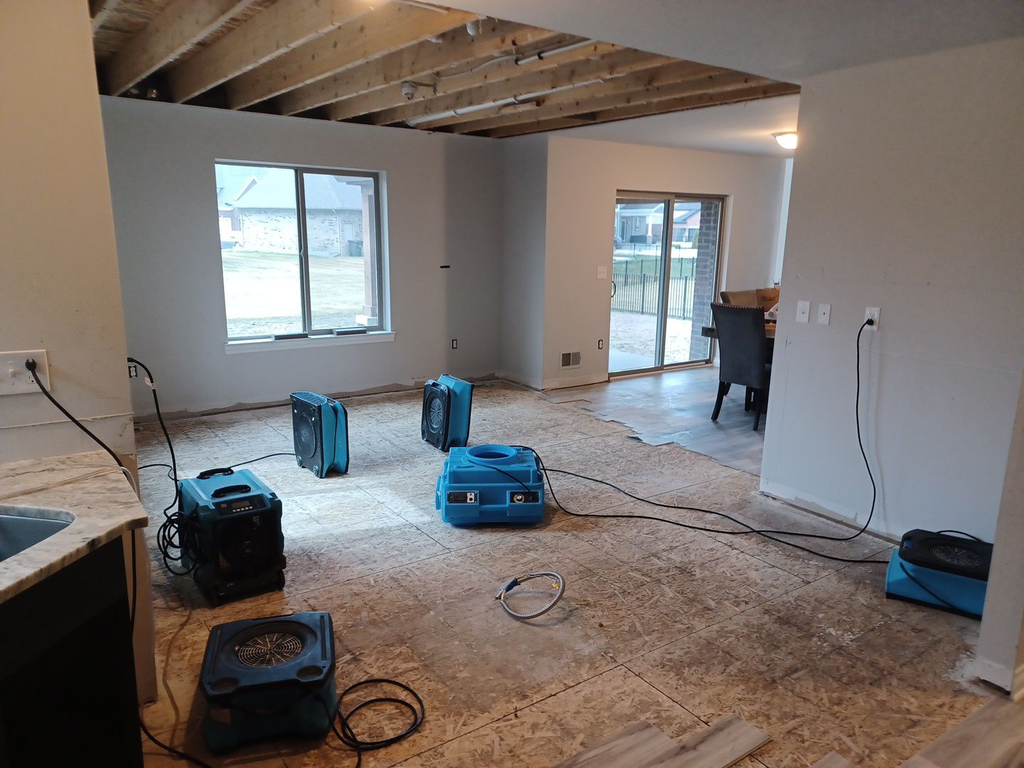 Project in Chesterfield by EzDry Water Mitigation & Property Restoration