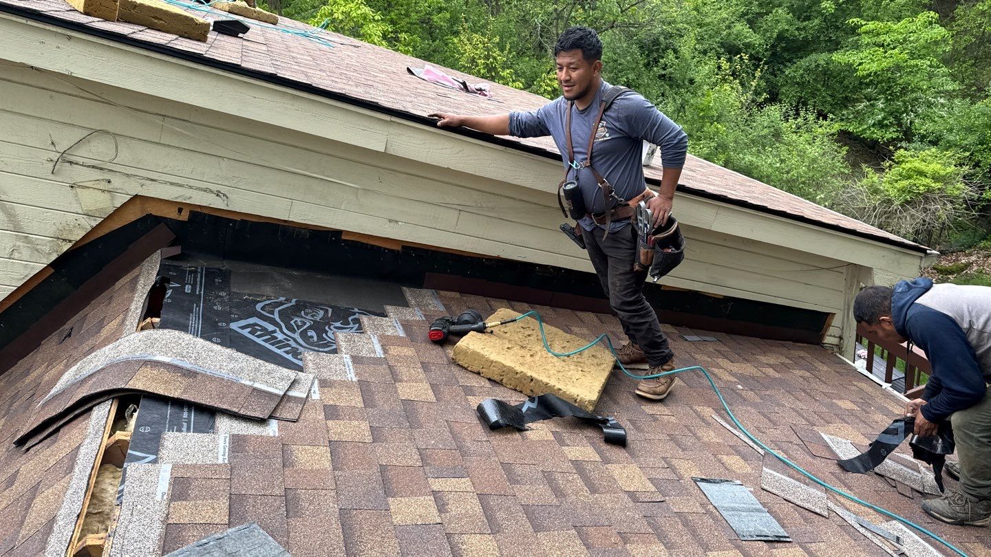 Roof Replacement using Owens Corning Desert Rose by 180 Contractors