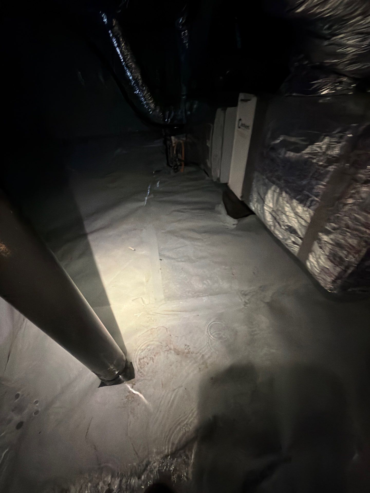 Alpharetta Crawlspace Water Damage Restoration with Vapor Barrier Installation by Restoration Damage Pros of Atlanta
