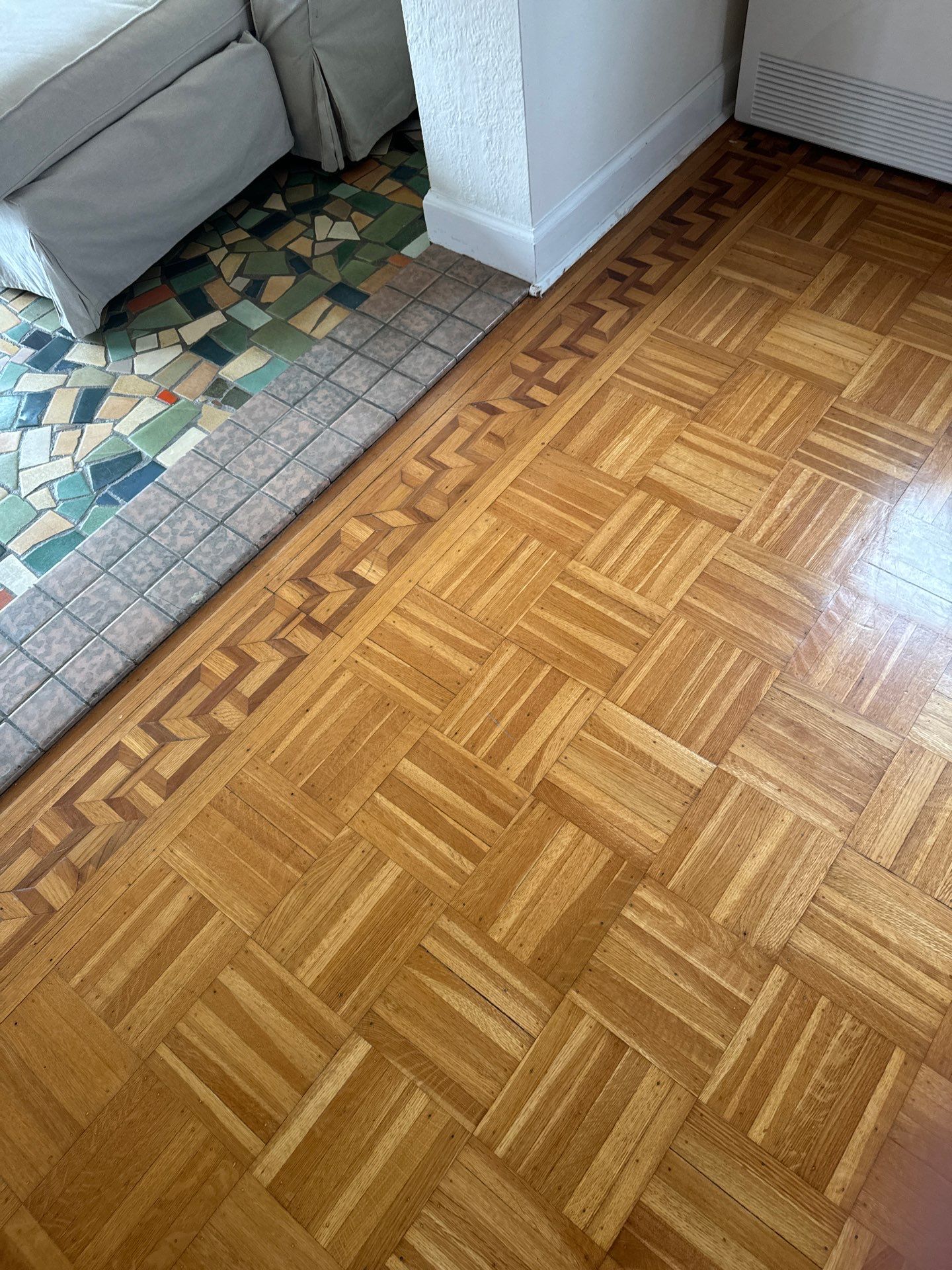 Historic Hardwood floor restoration  by Ann Arbor Hardwoods 
