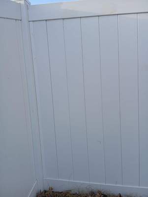 Vinyl Fence Slat Reset & Rail Reinstall - Fenton, MO by Legendary Services Company LLC.