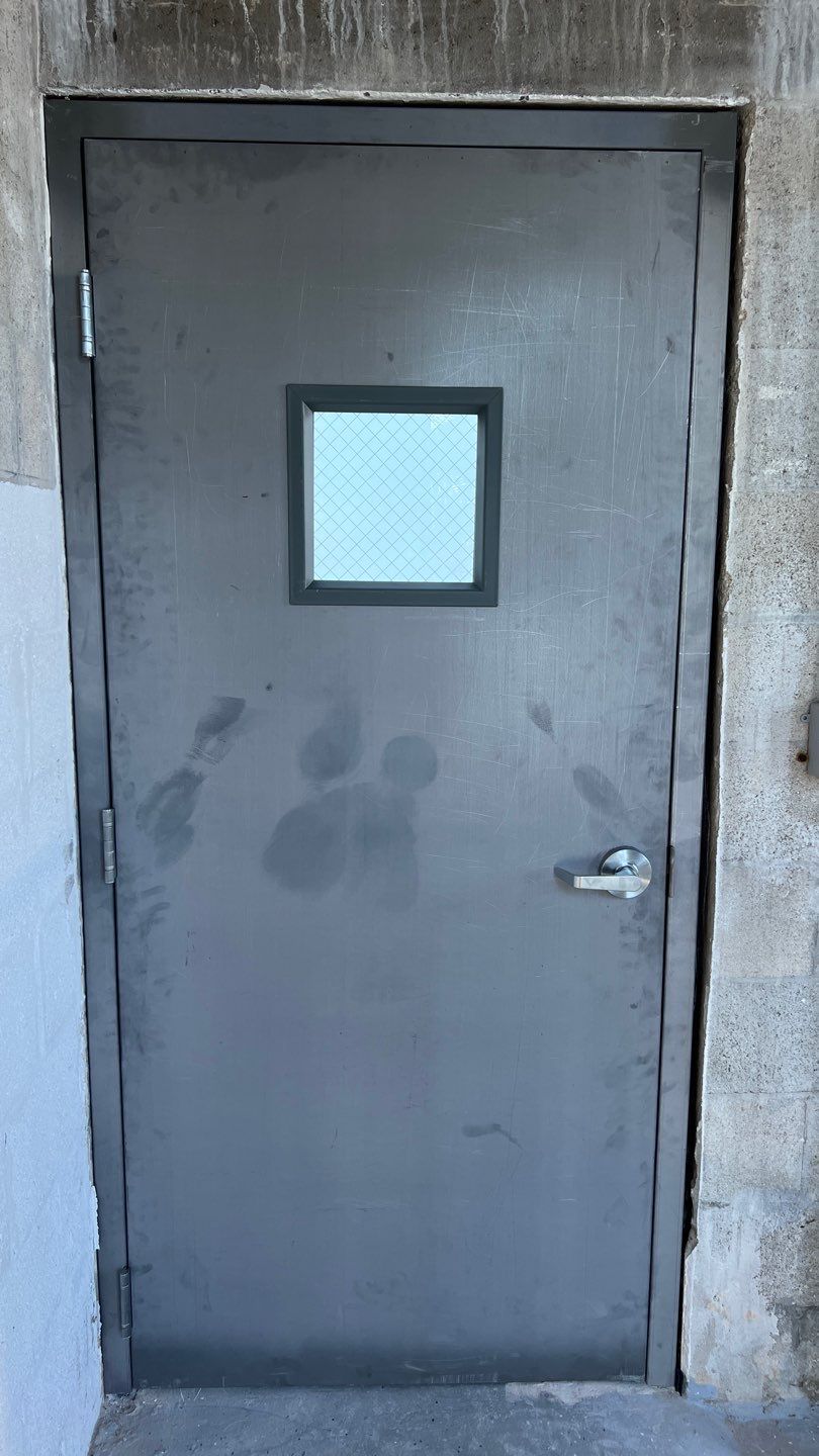 Commercial Stairwell Door Replacement & Hollow Metal Door Retrofit – Pompano Beach High-Rise by The Door Doctor of South Florida, Inc.