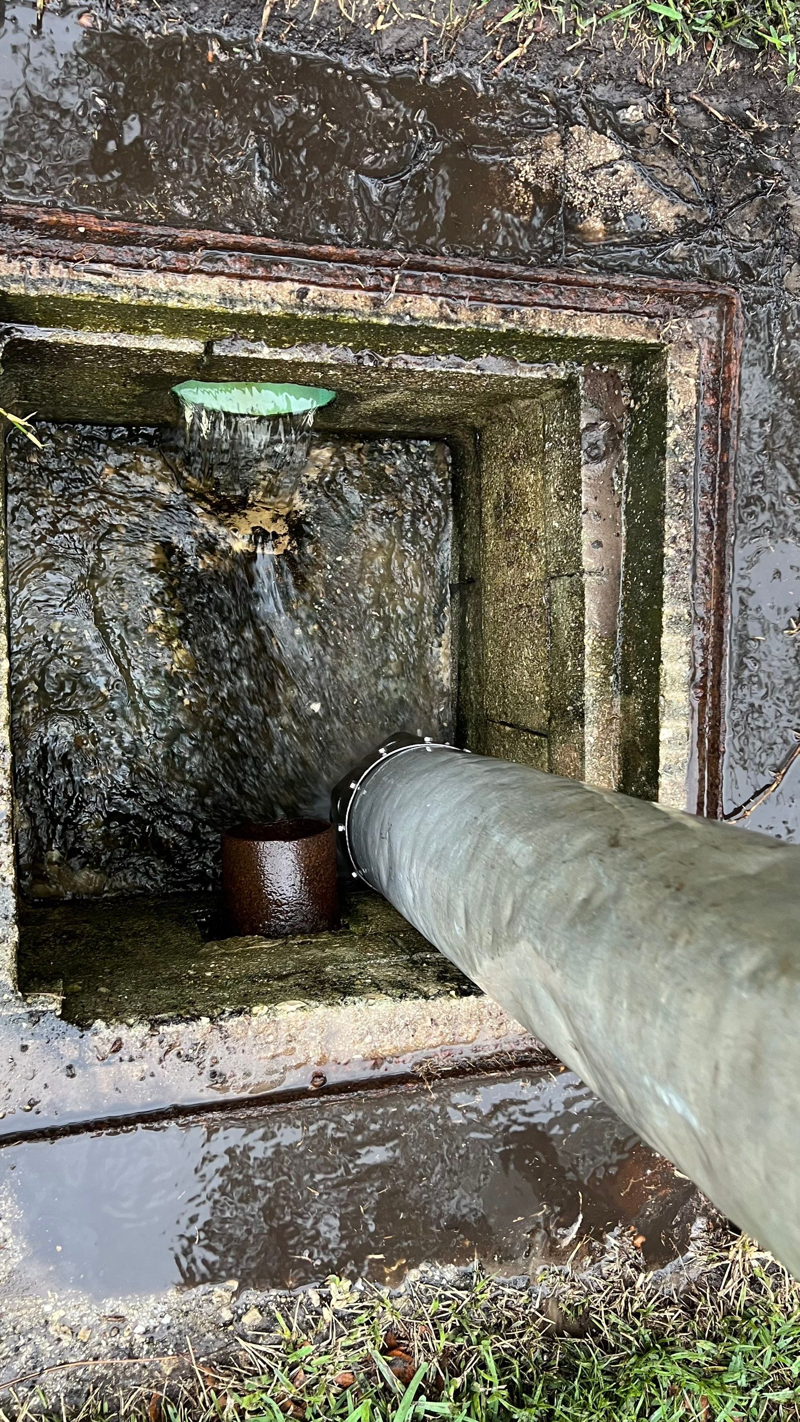 Naples Private Airport Community Catch Basin Cleaning by APS Power & Water