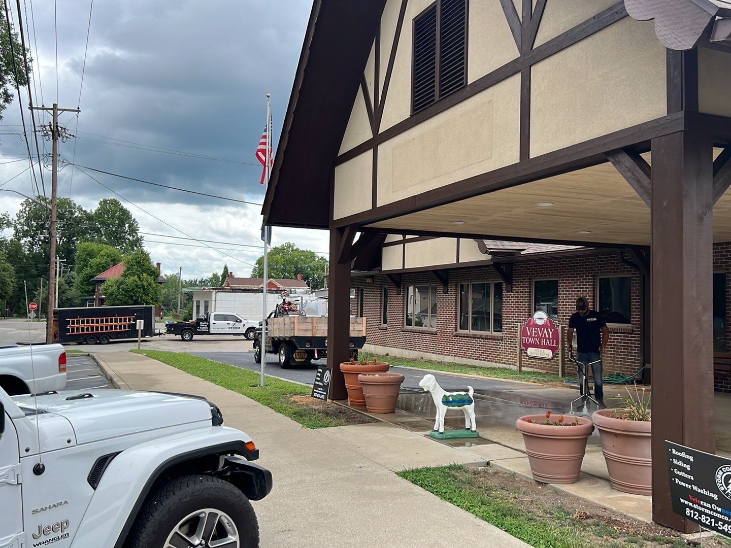 Commercial Roofing Installation using Owens Corning, Painting, Fascia Repair by Storm Contracting 
