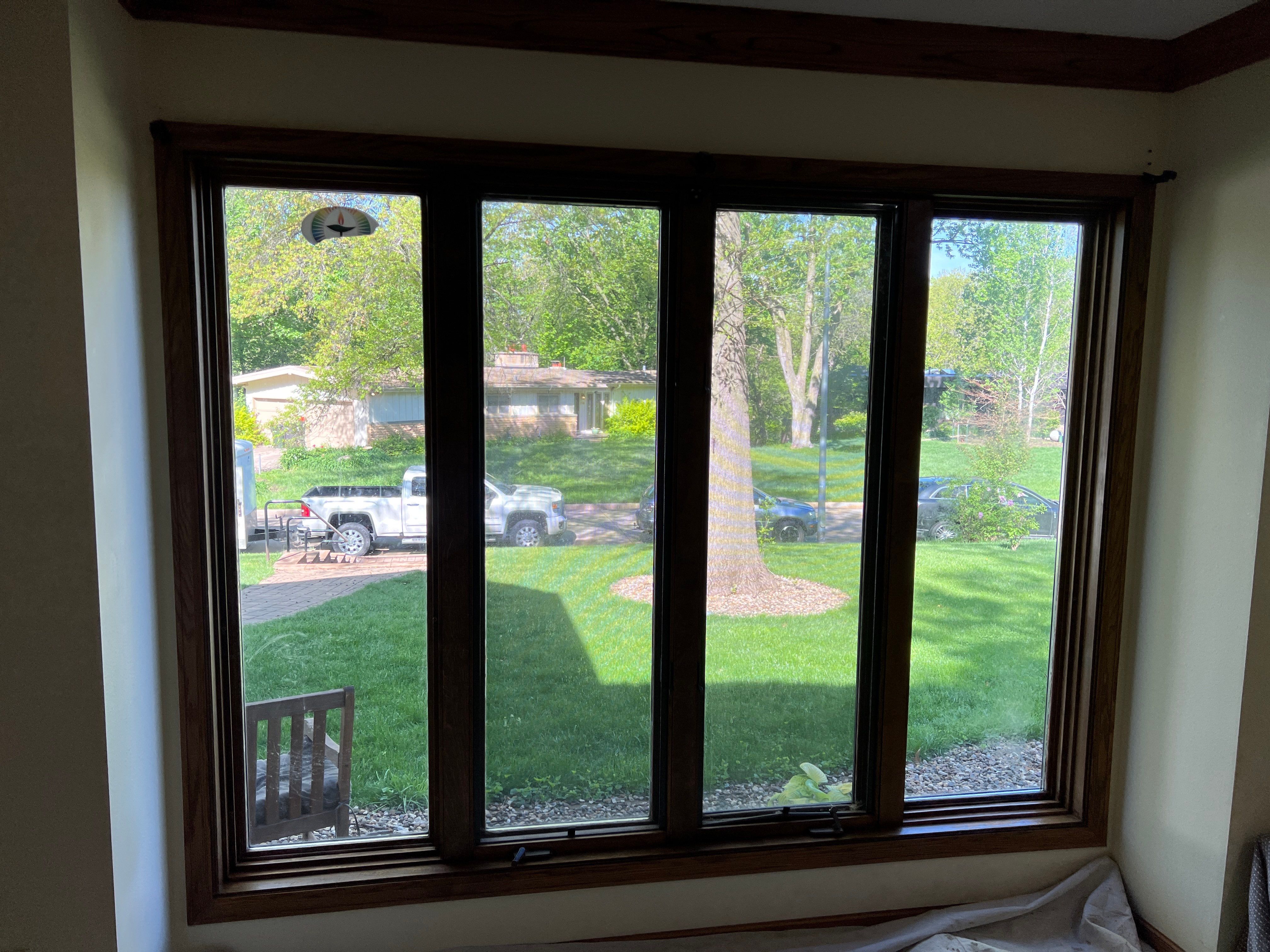Window Installation using Pella 250 series vinyl window by United Windows and Siding LLC