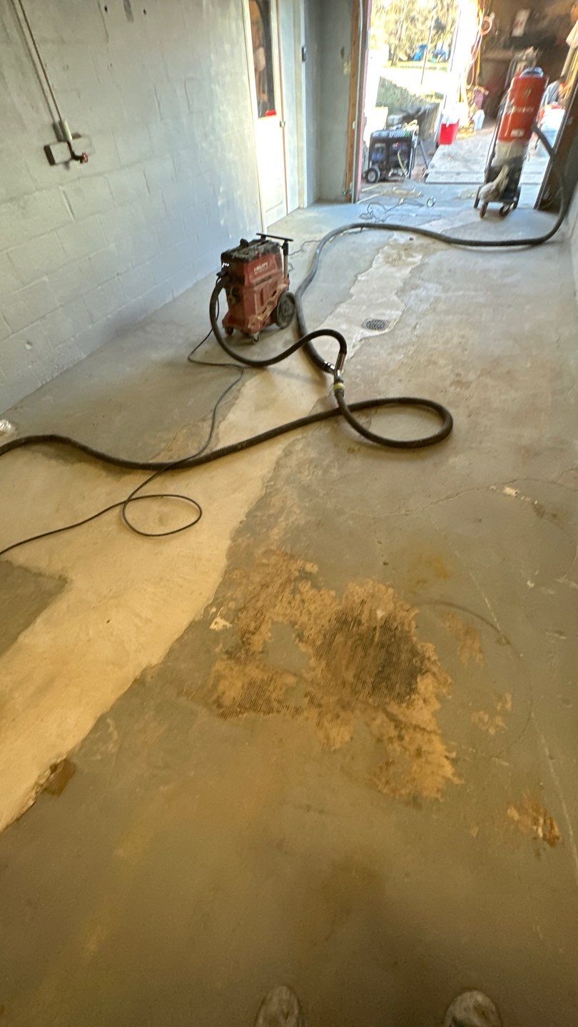 Basement + Garage Project in Pittsburgh by Floors in a Day, Inc