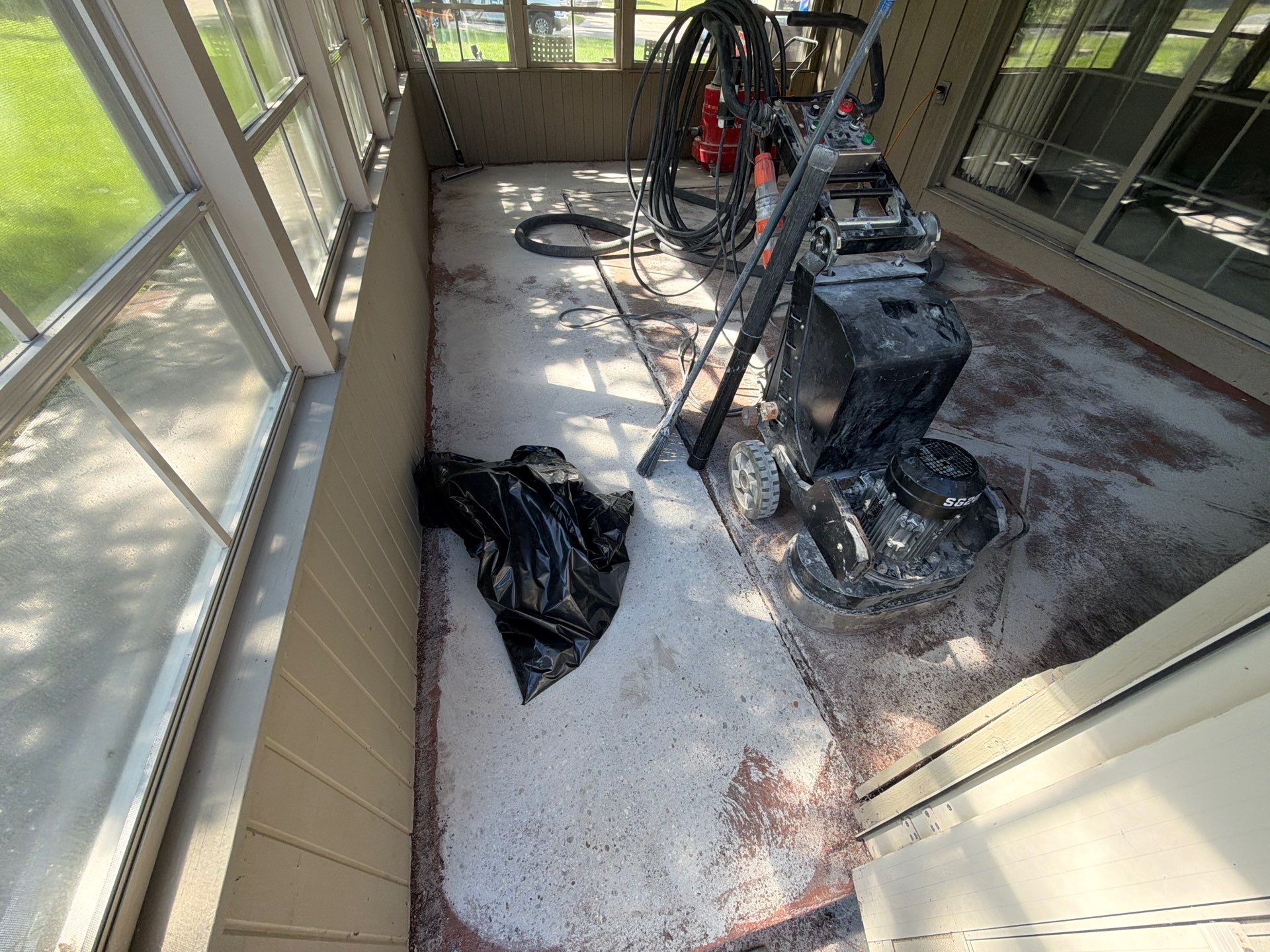 Epoxy Flake Floor installation in Grand Rapids Michigan! by Gordon Painting