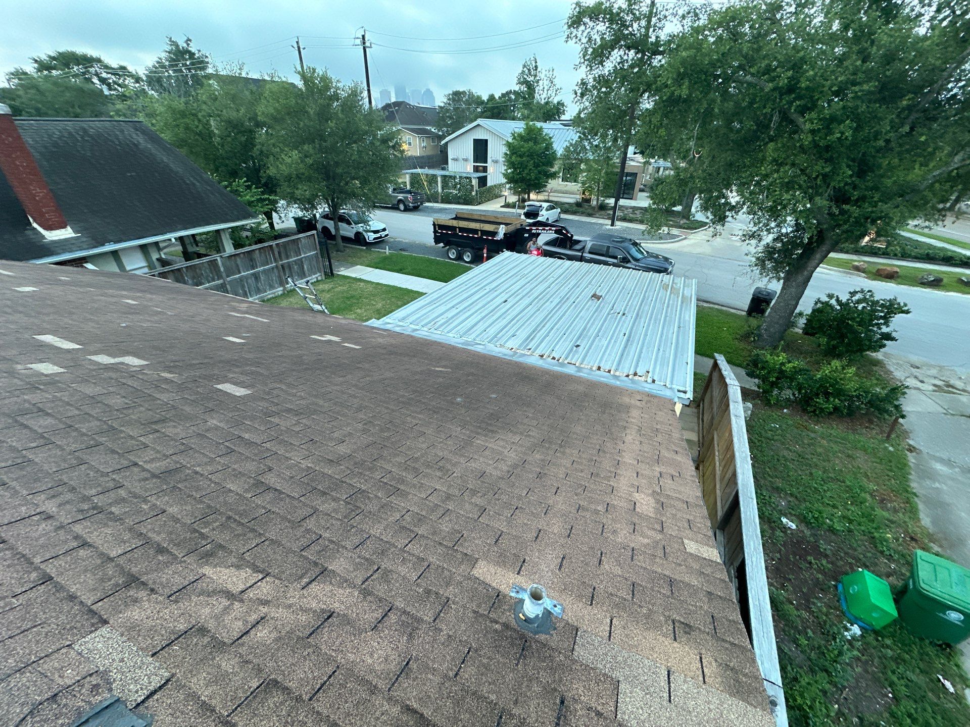 Project in Houston by Motion Roofing
