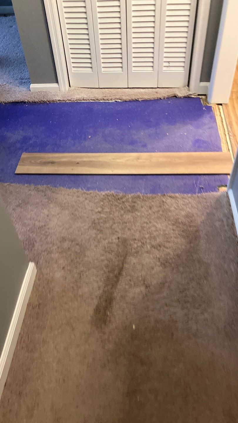 Laminate Installation in Bedroom  by Footprints Floors of Nashville