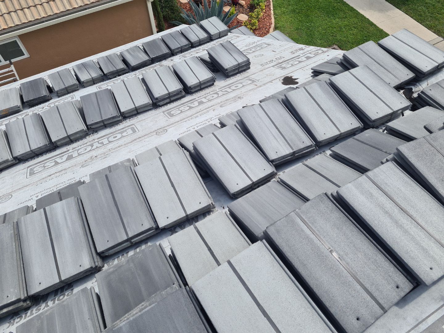 Residential Roofing Installation using Eagle Roofing Tile by BLUES BROTHERS ROOFING