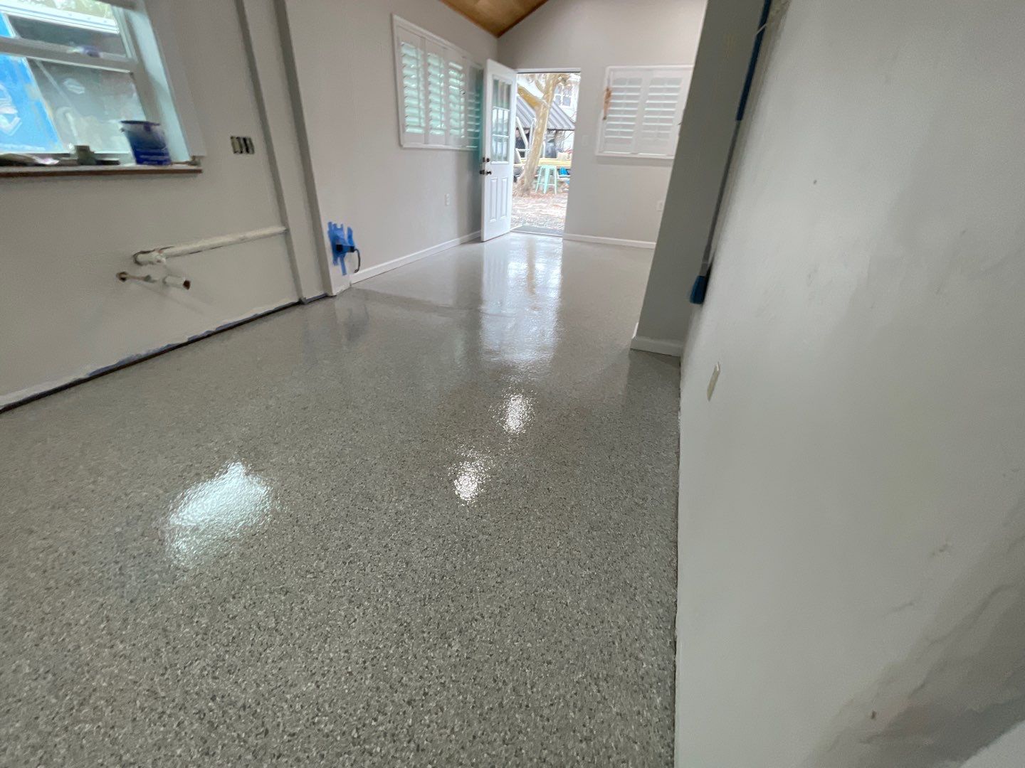 Interior  in Cedar Key, FL in Mount Everest by Cross Creek Concrete Coatings