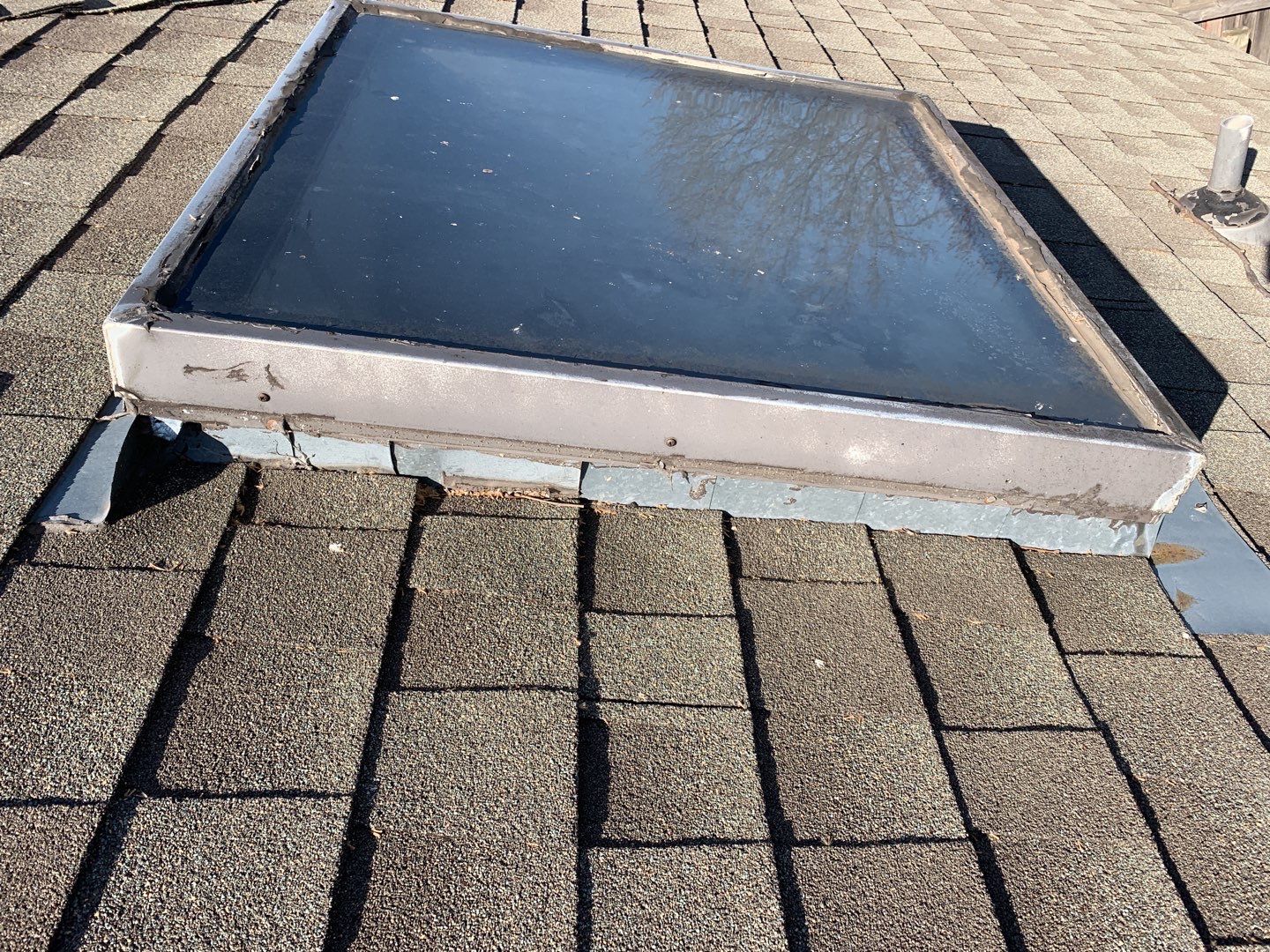 skylight inspection in Oklahoma City by McCann's Roofing and Construction