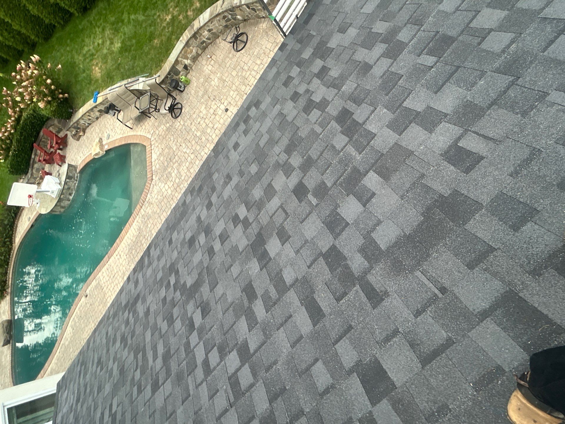 Great Falls : residential Roof with CertainTeed Landmark Pro in Max Def Moire Black  by RM Banning, Inc.