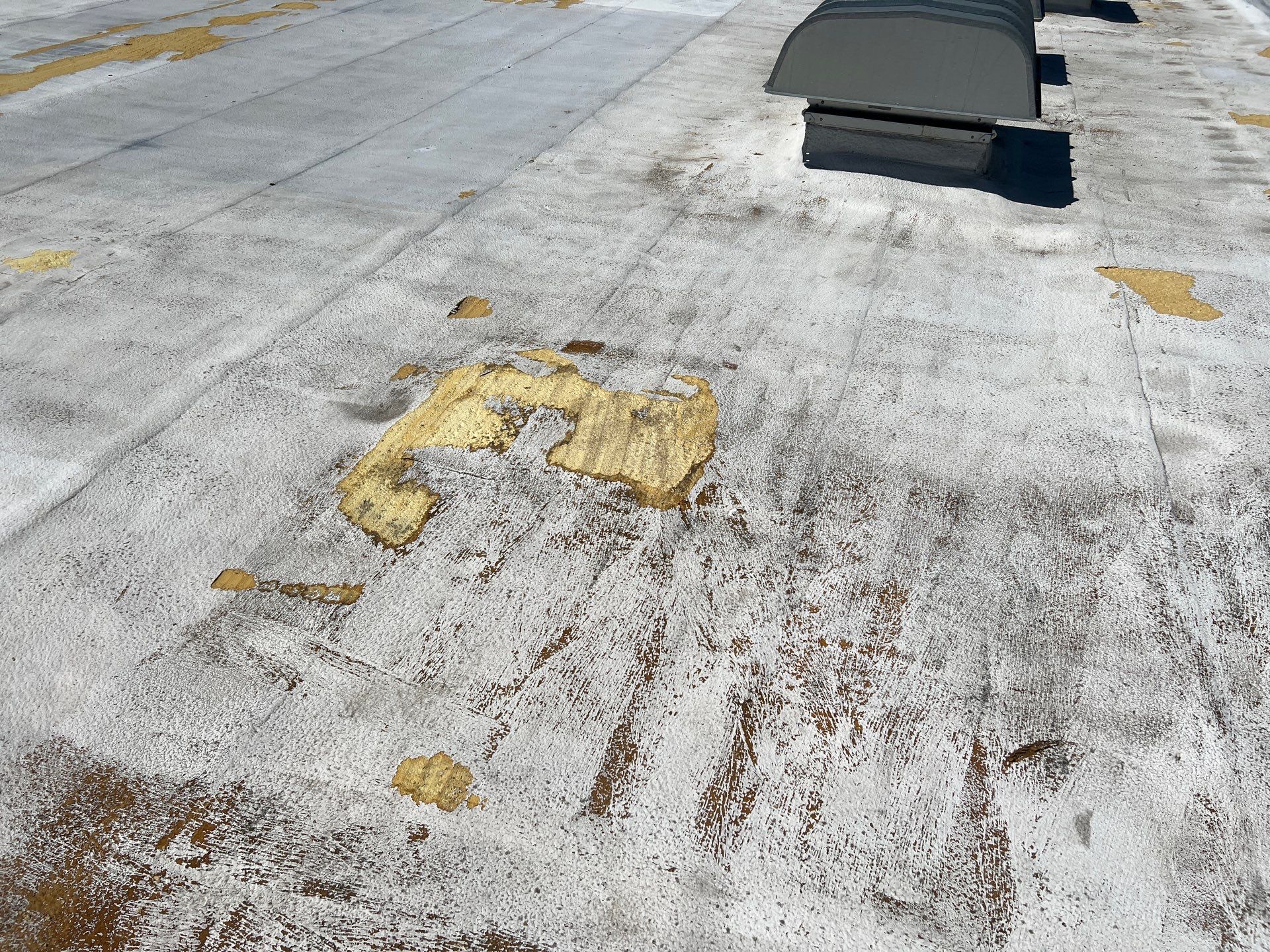 Foam Refurbish using Conklin Benchmark/PUMA XL coatings and spray foam by Straight Edge Roofing Inc