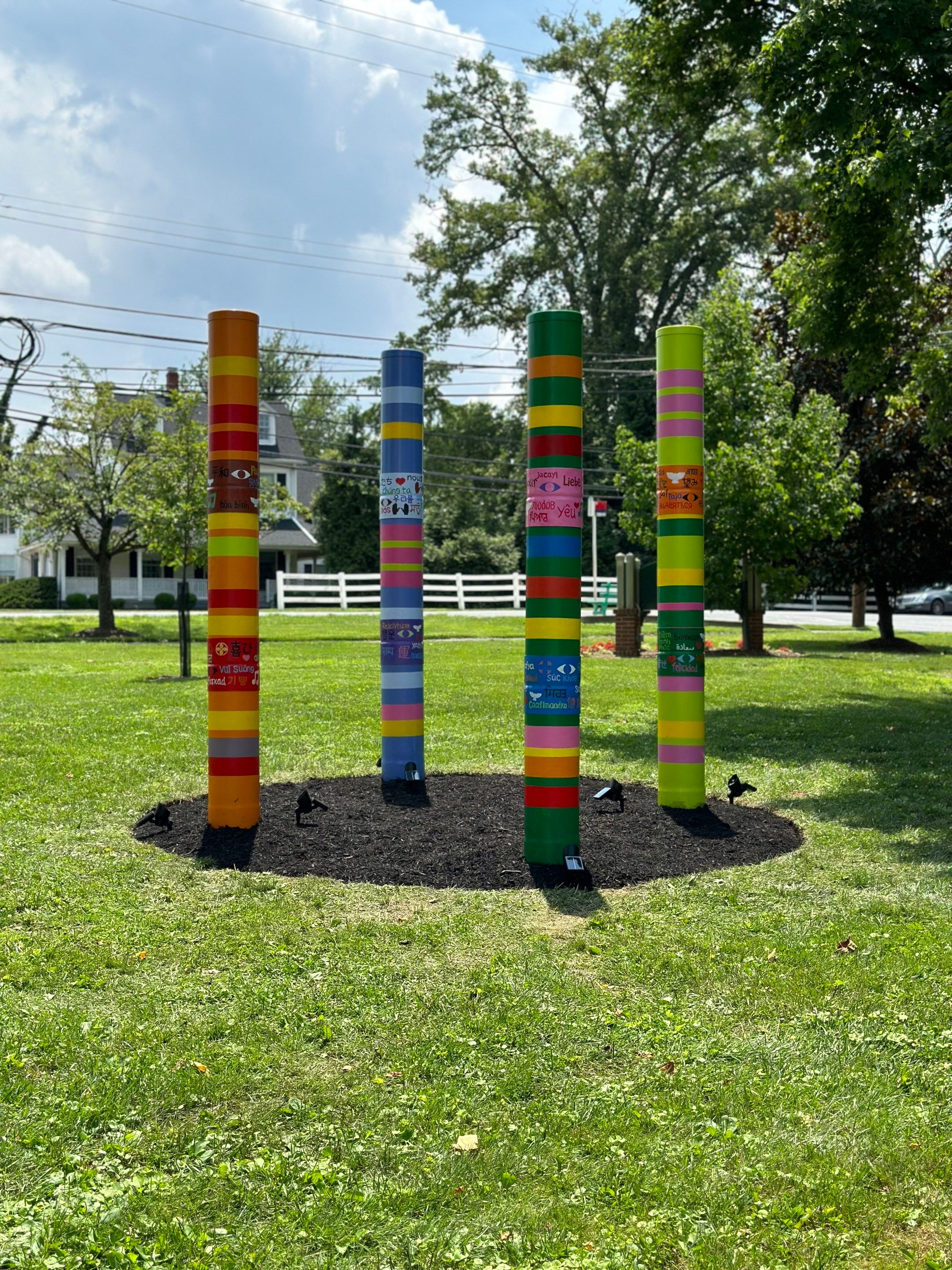 Indoor & Outdoor Art Installation by The Smet Companies, LLC