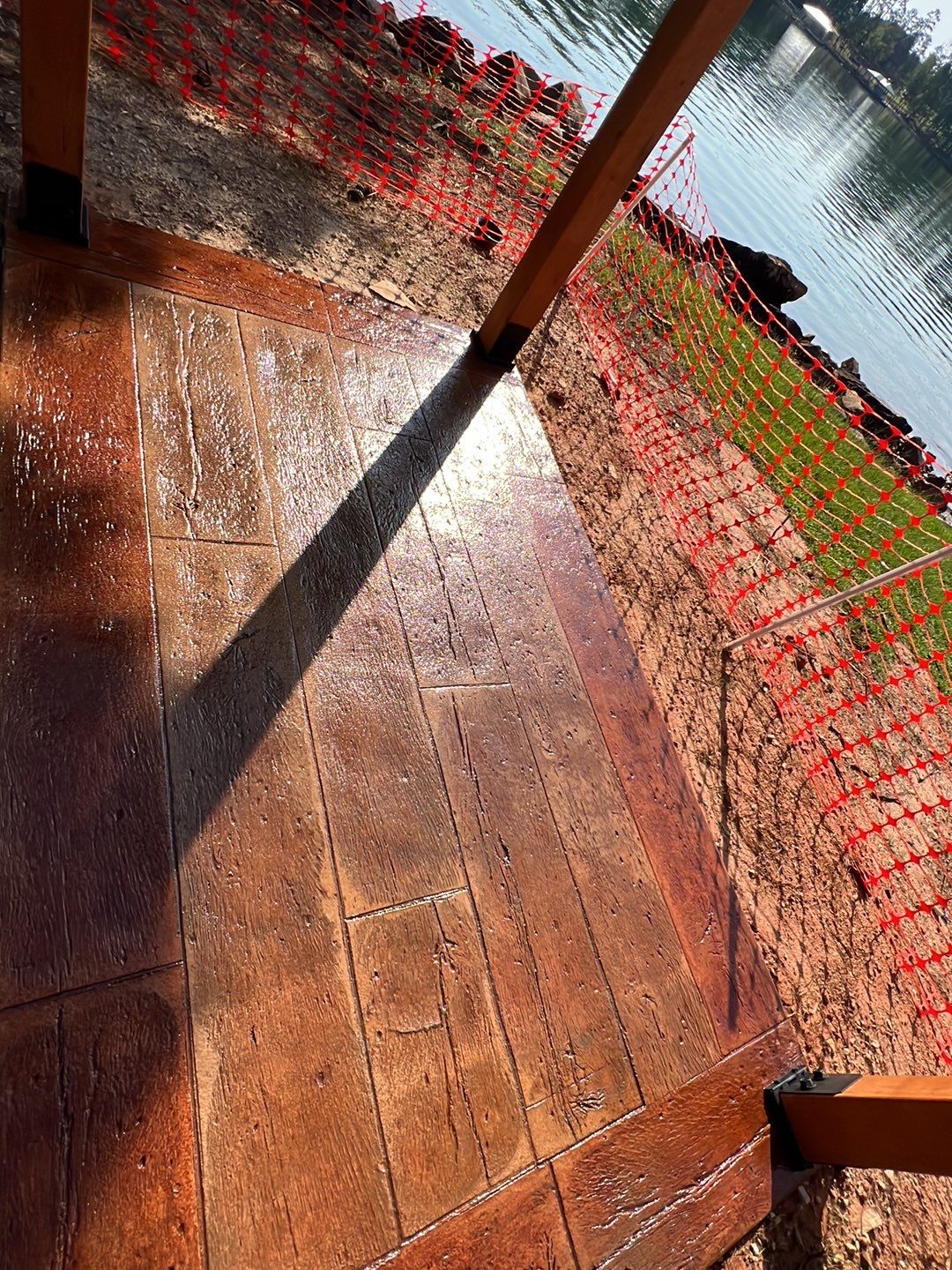 Stamped Concrete Pavilion Slab by Xtreme Concrete Services