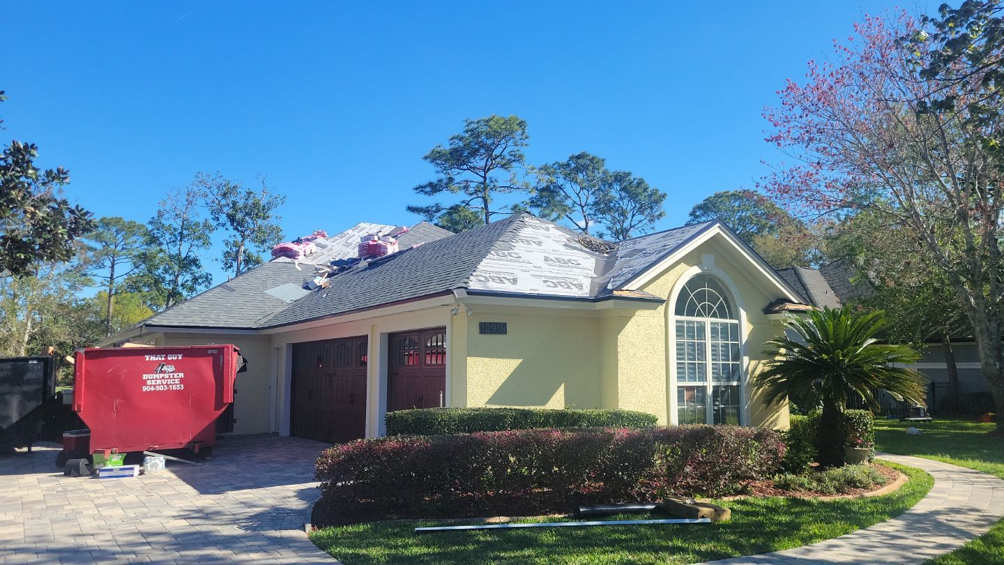 Residential Roofing Installation using Owens Corning TruDefinition Duration Shingles by Galaxy Builders, Inc.