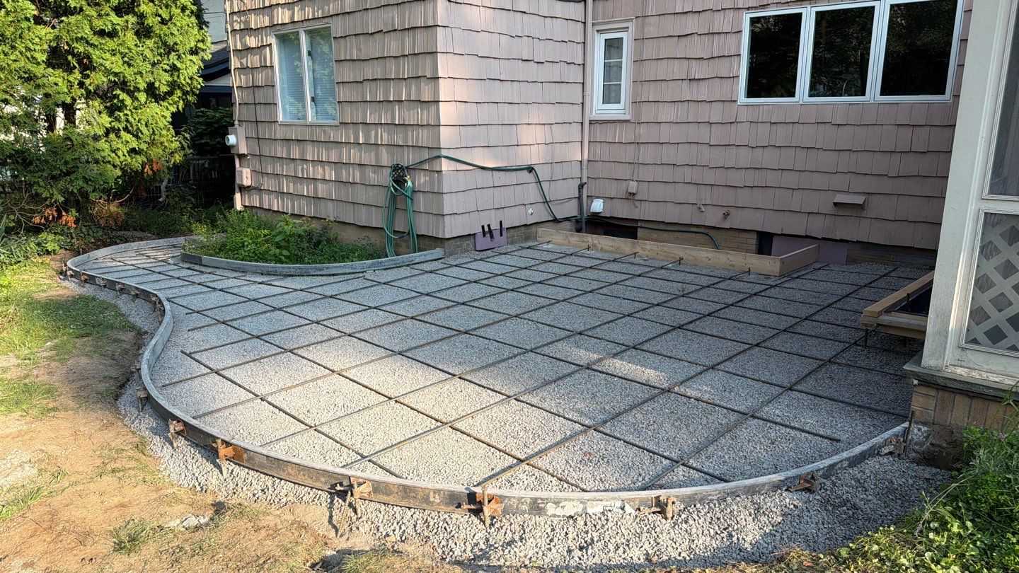 Rochester Broom Finished Patio by NG Masonry & Construction LLC